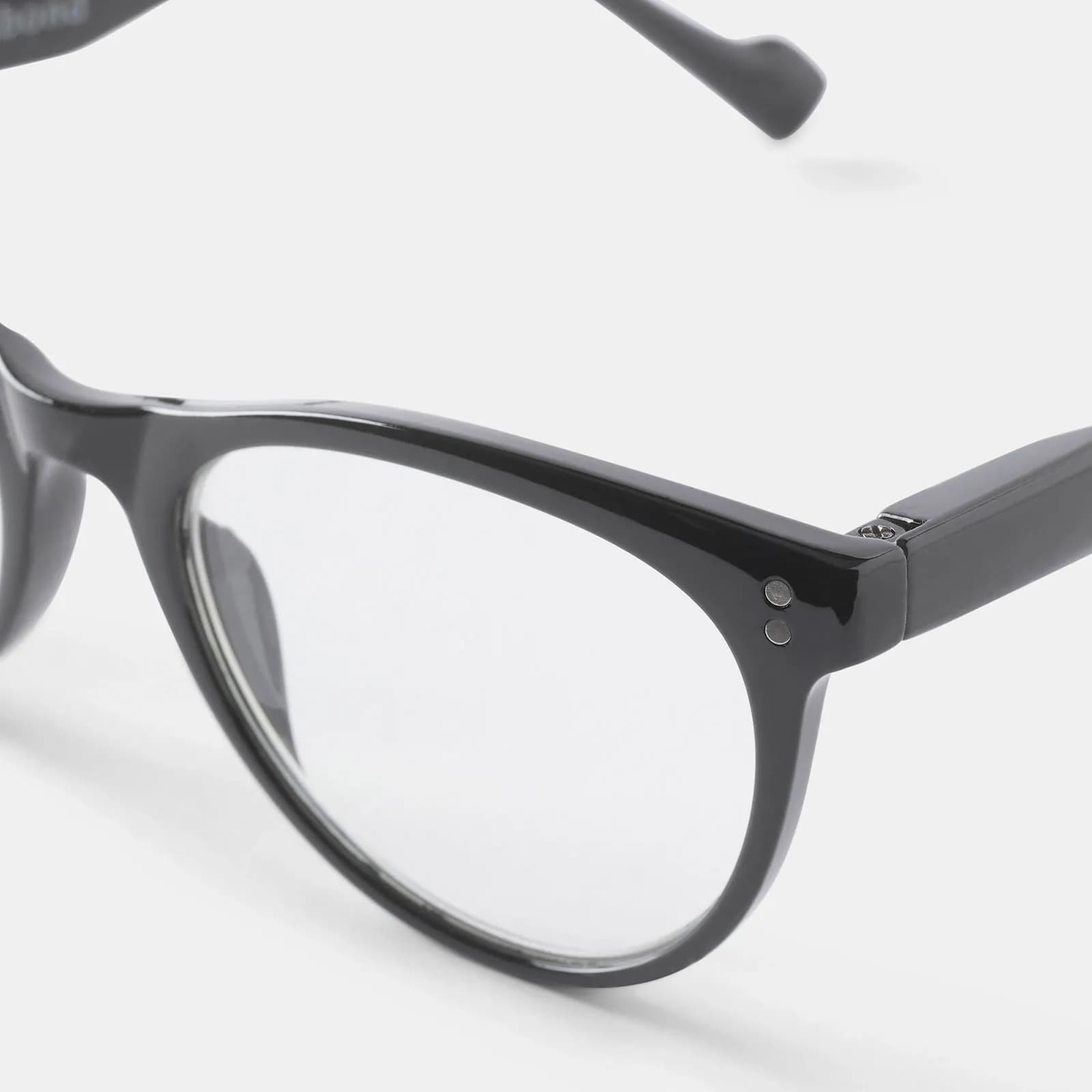 Svarta läsglasögon Cateye +1,0 2