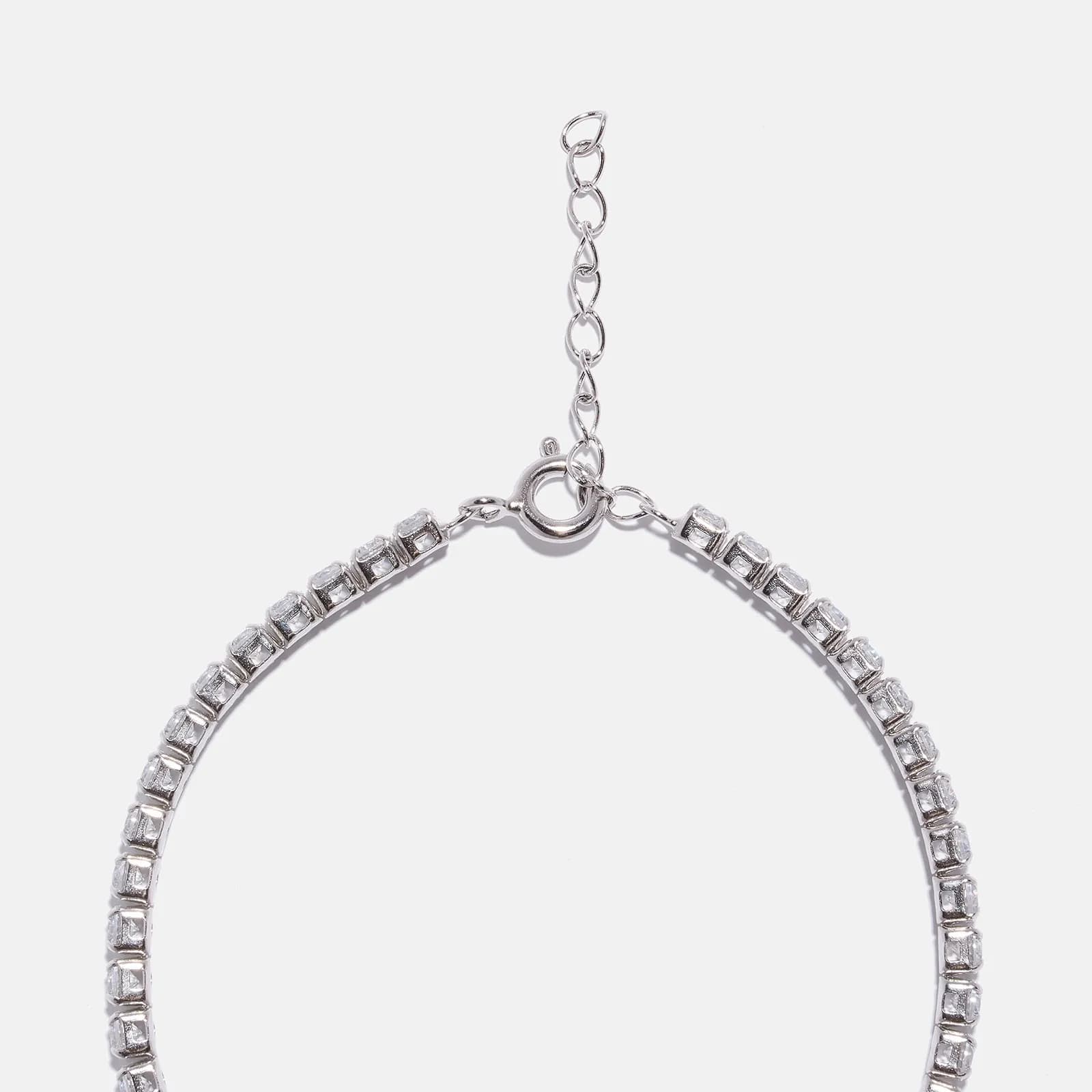 Set äkta silver, armband & örhängen 4