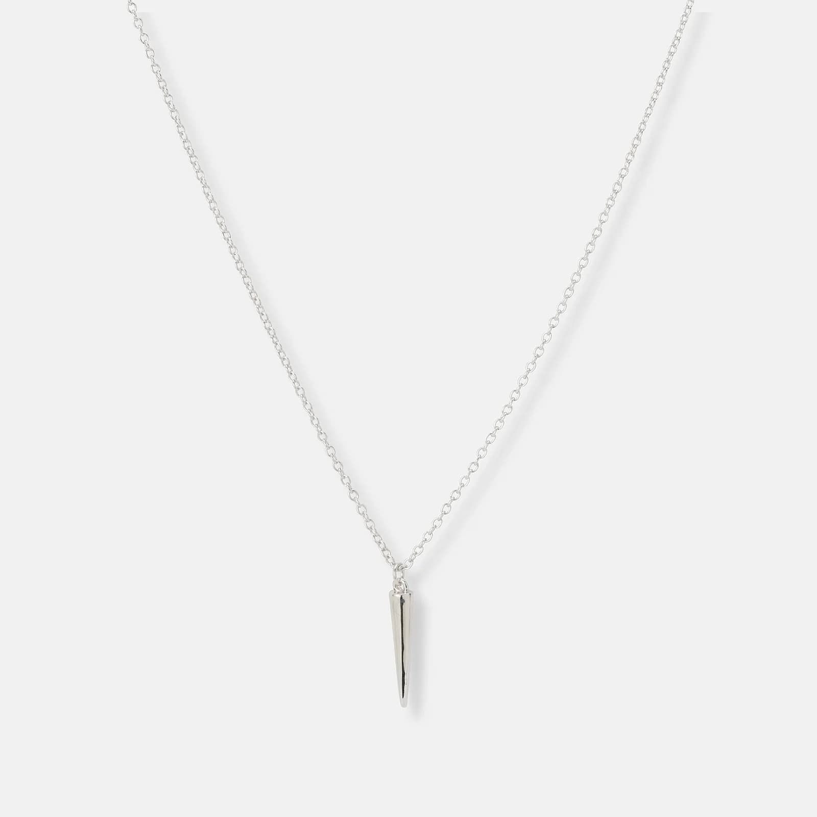 Örhängen & halsband set i äkta silver - spikes 2