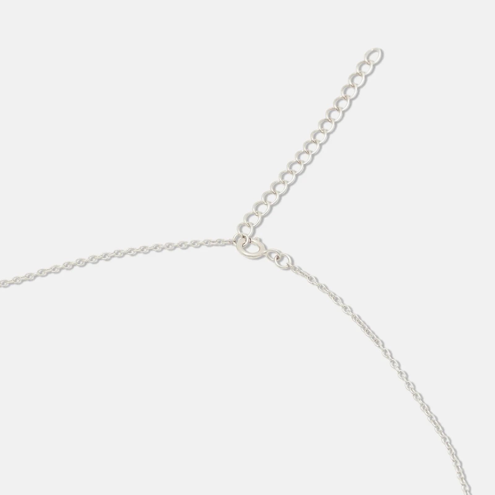 Halsband i äkta silver - dubbelt hjärta, 42+5 cm 4