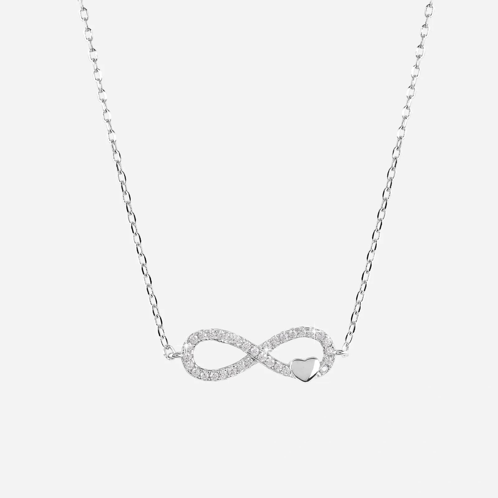 Halsband i äkta silver - infinitysymbol, 42+5 cm 1