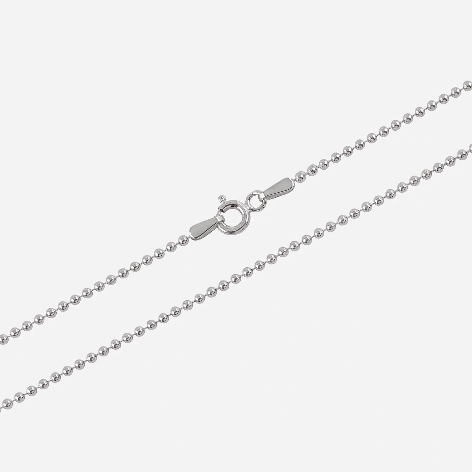 Silverhalsband kulkedja - 1,5 mm 1