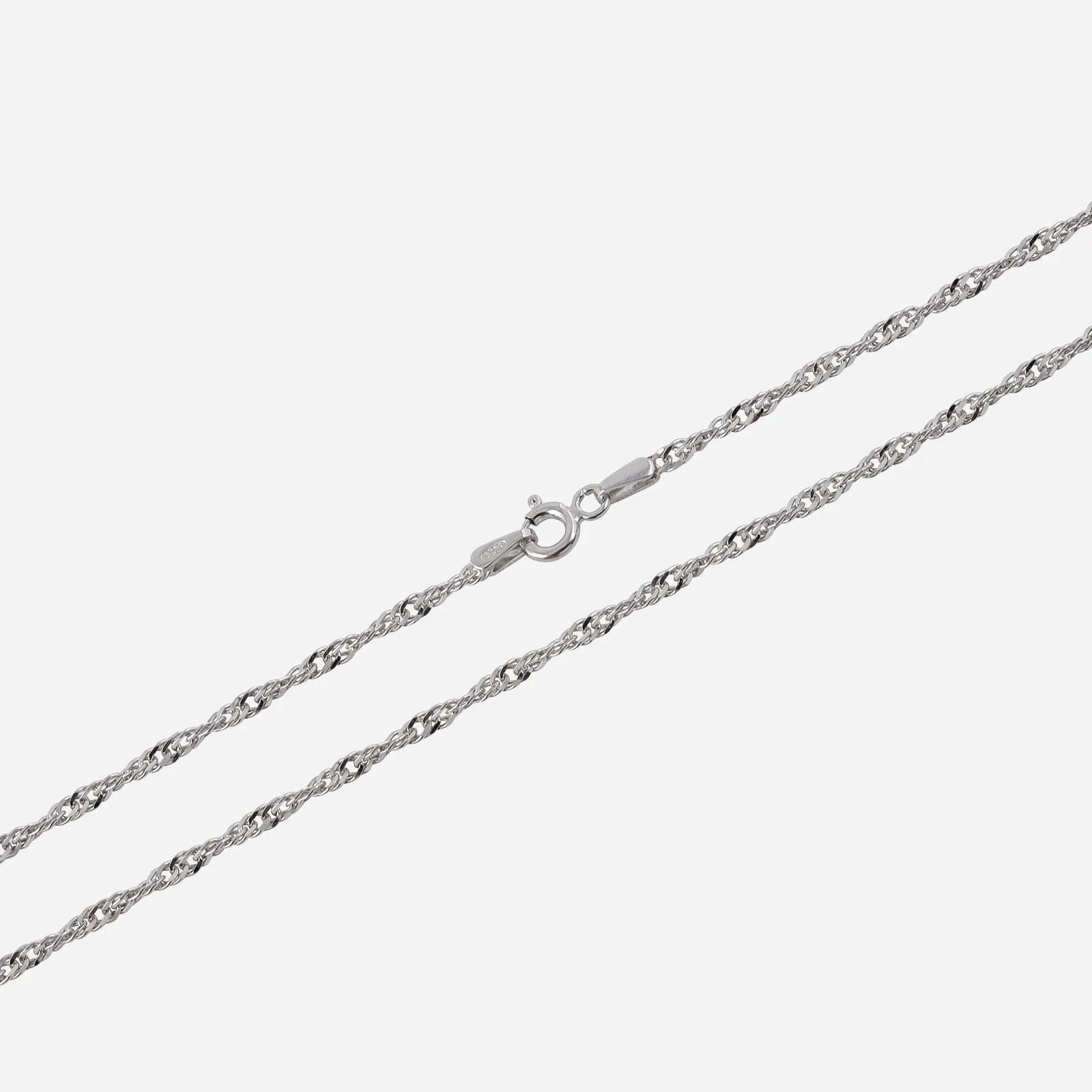 Silverhalsband Singapore - 0,95 mm 1