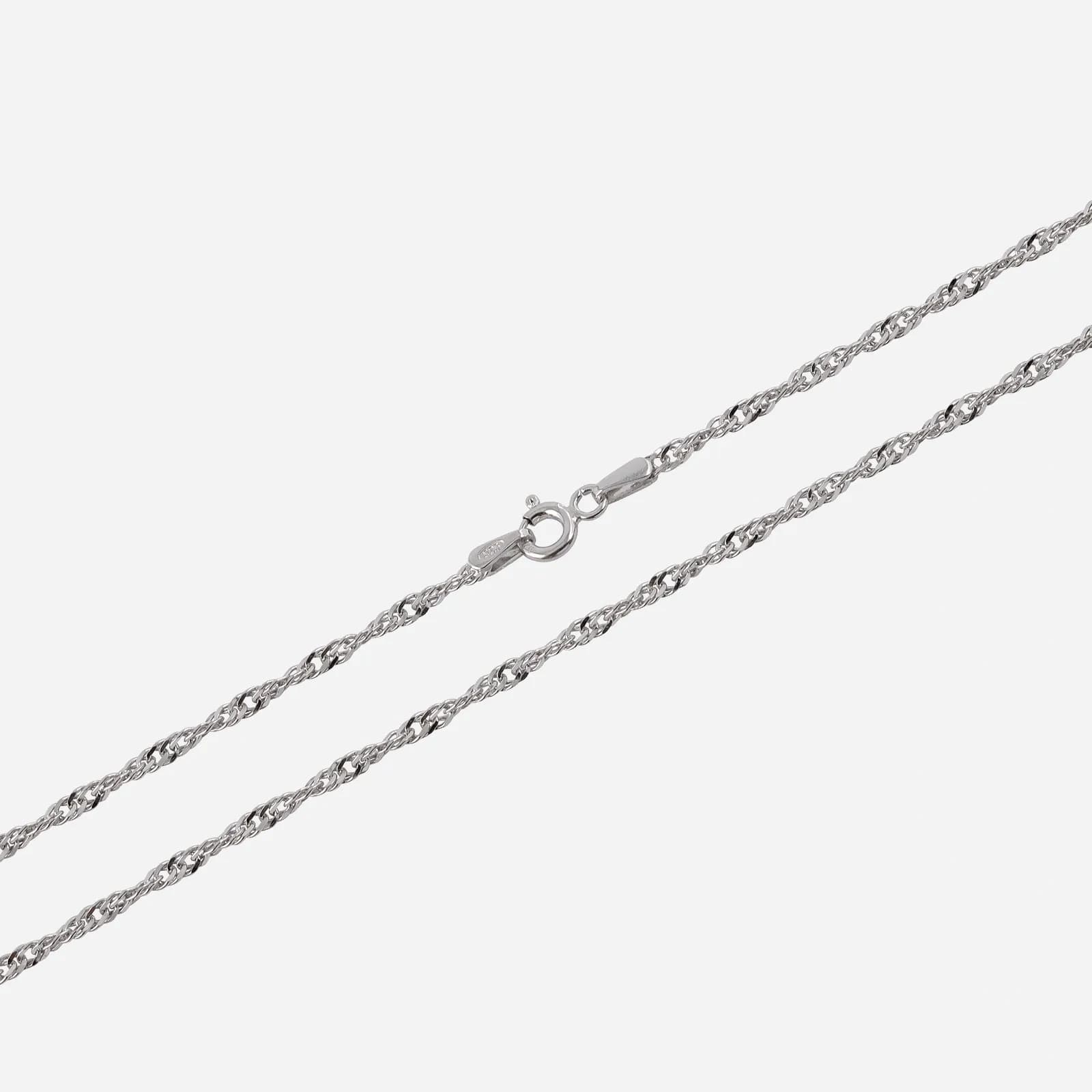 Silverhalsband Singapore - 0,95 mm
