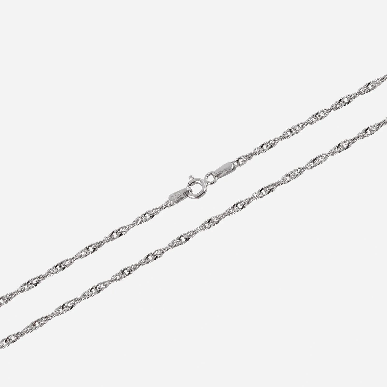 Silverhalsband Singapore - 2,25 mm