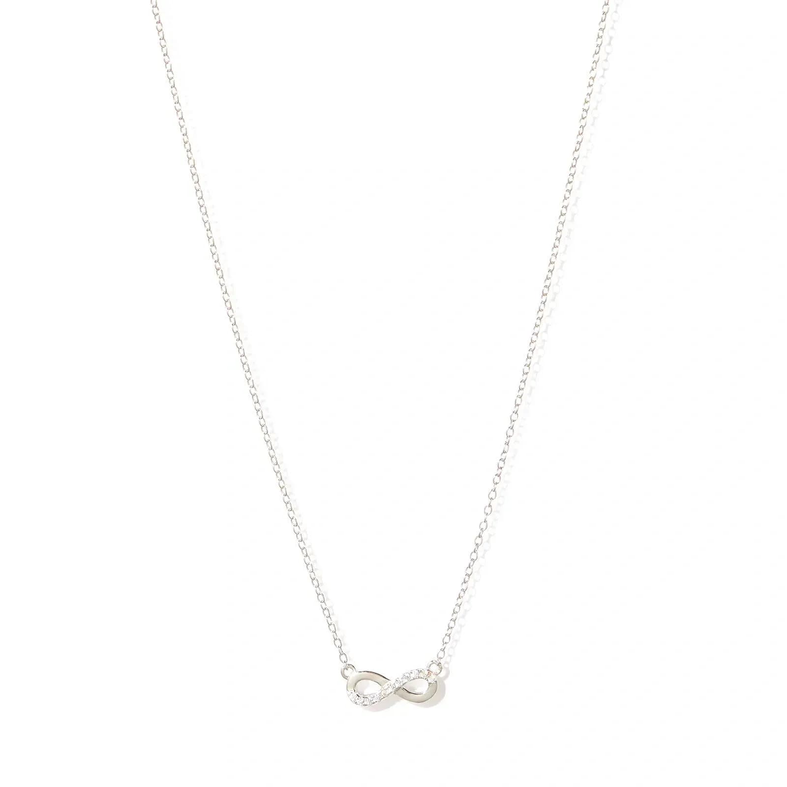 Halsband äkta silver - hänge Infinitysymbol