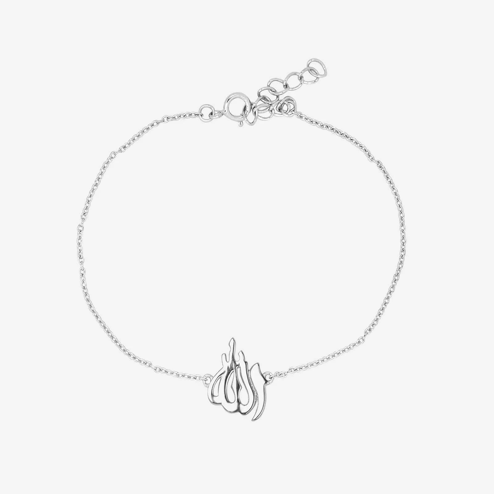 Armband dam, äkta silver dam - Allah