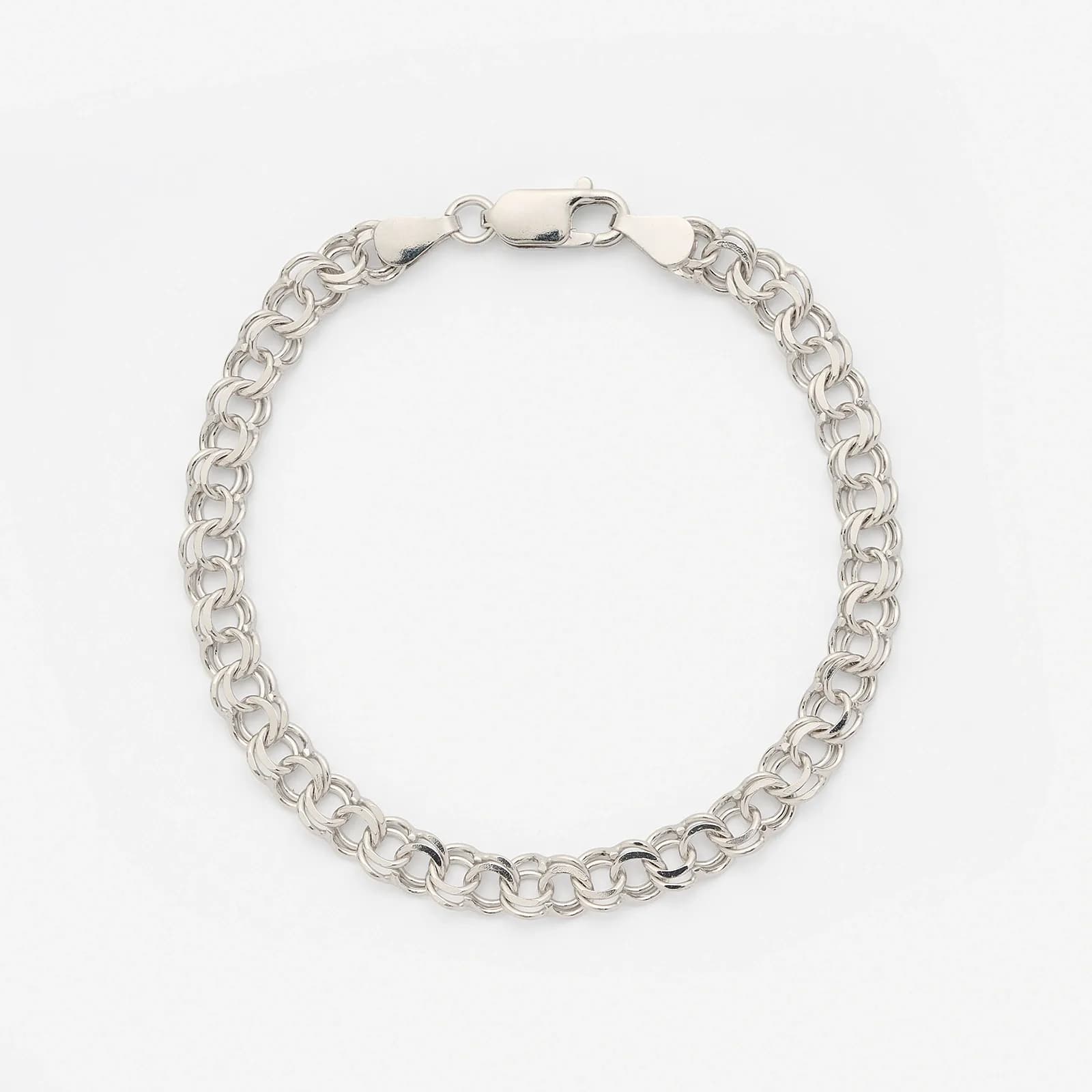 Armband dam i silver, 5,9mm bismarck 18cm