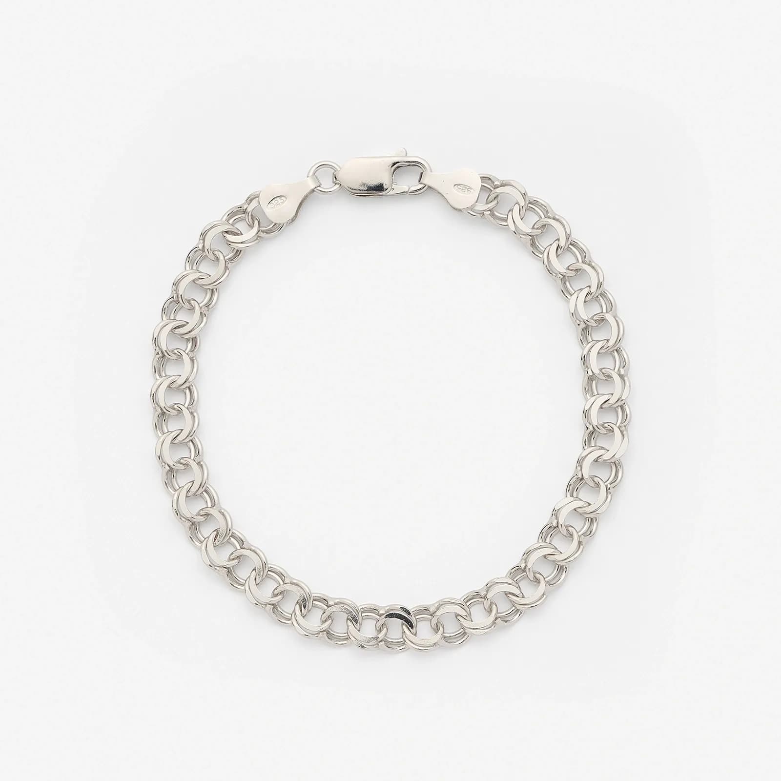 Armband i silver, 6,7mm bismarck 18cm 1