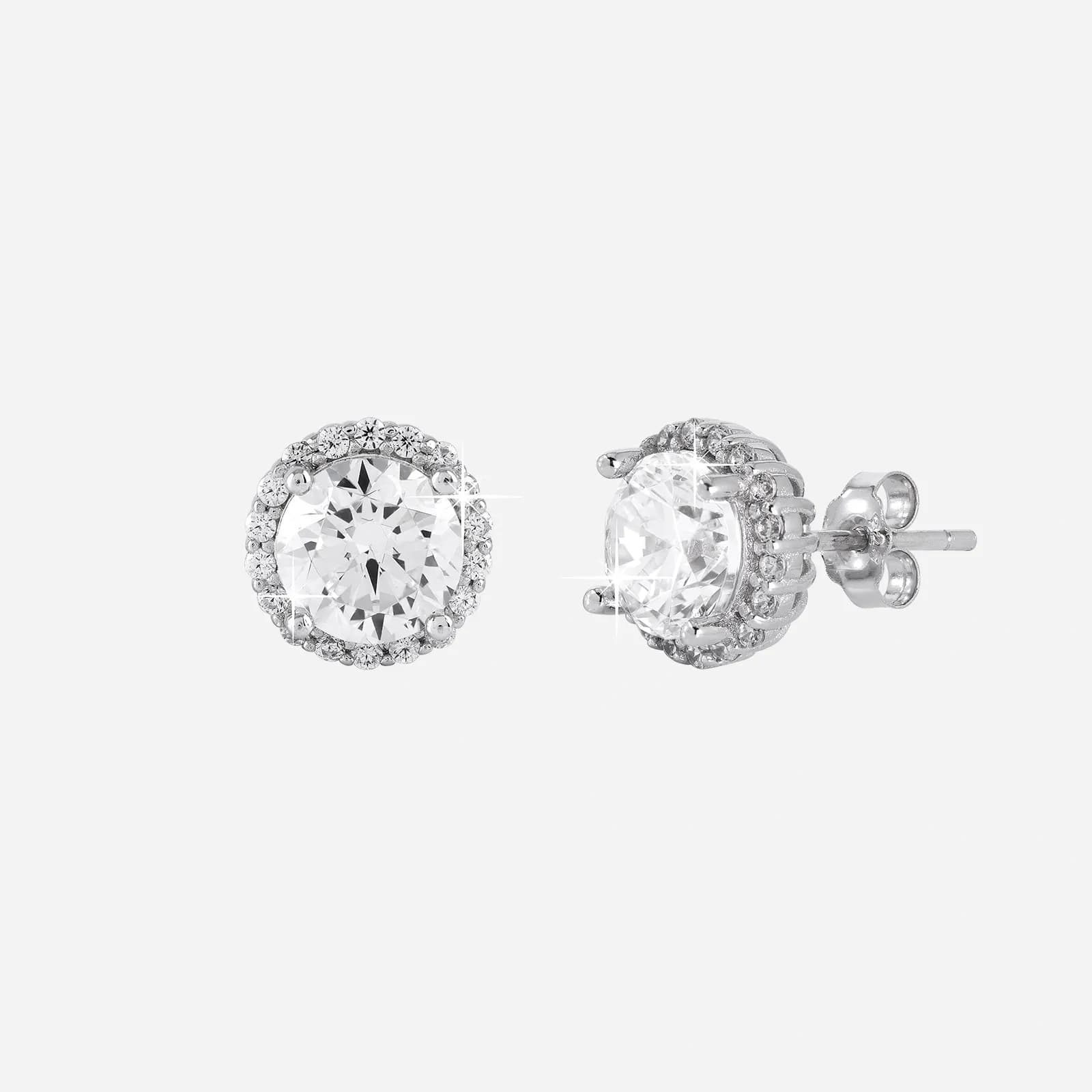Örhängen äkta silver - studs, 4 mm