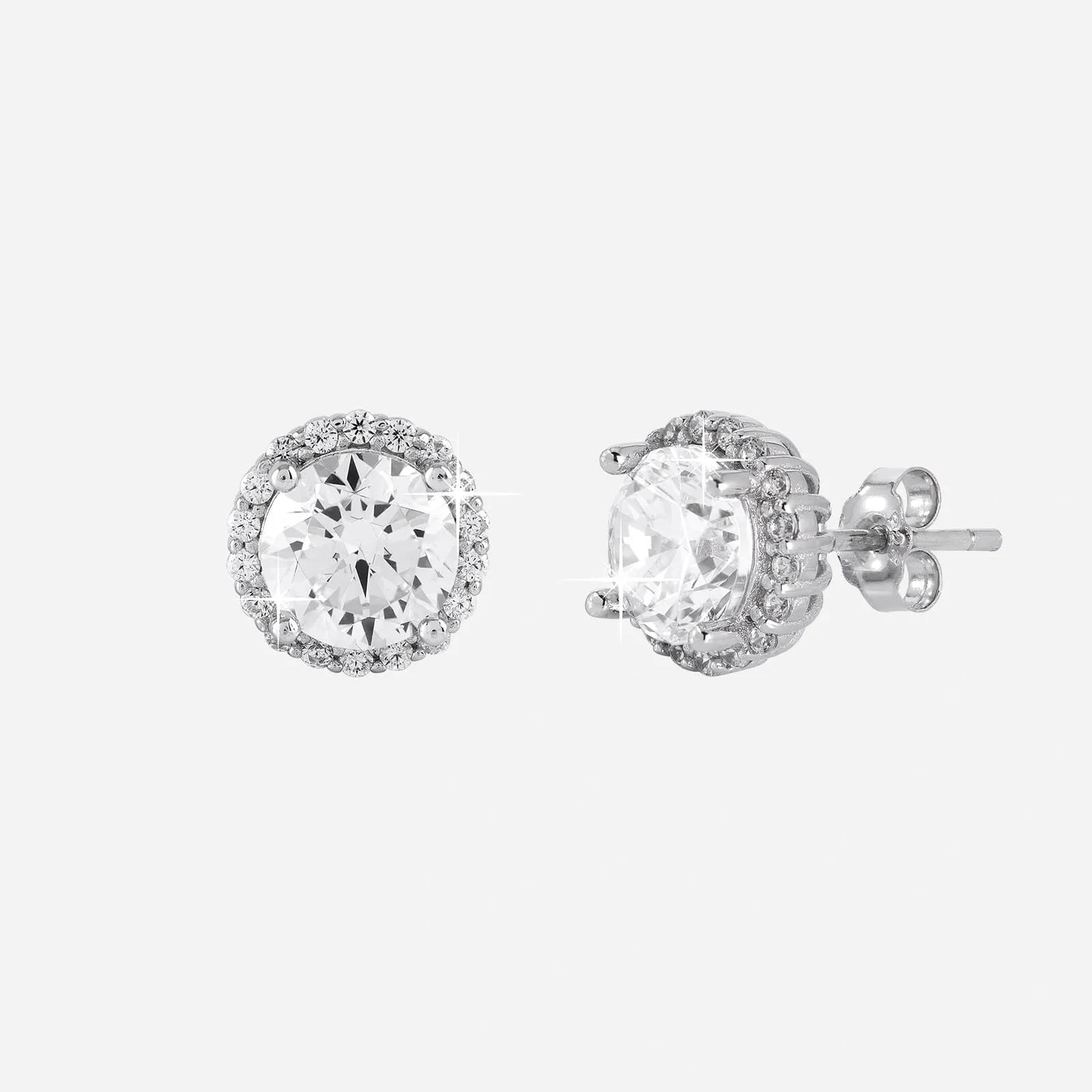 Örhängen äkta silver - studs, 5 mm