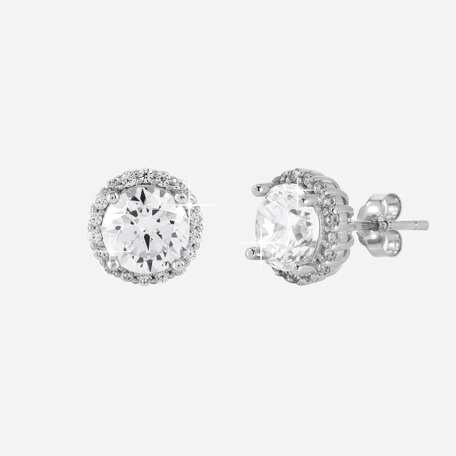 Örhängen äkta silver - studs, 6 mm