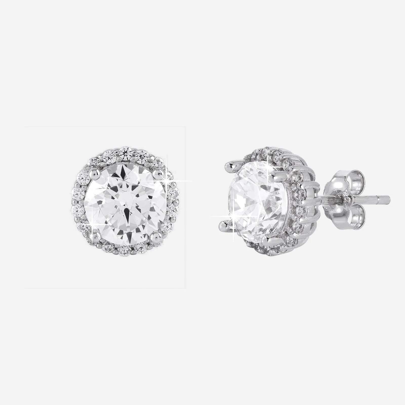Örhängen äkta silver - studs, 7 mm