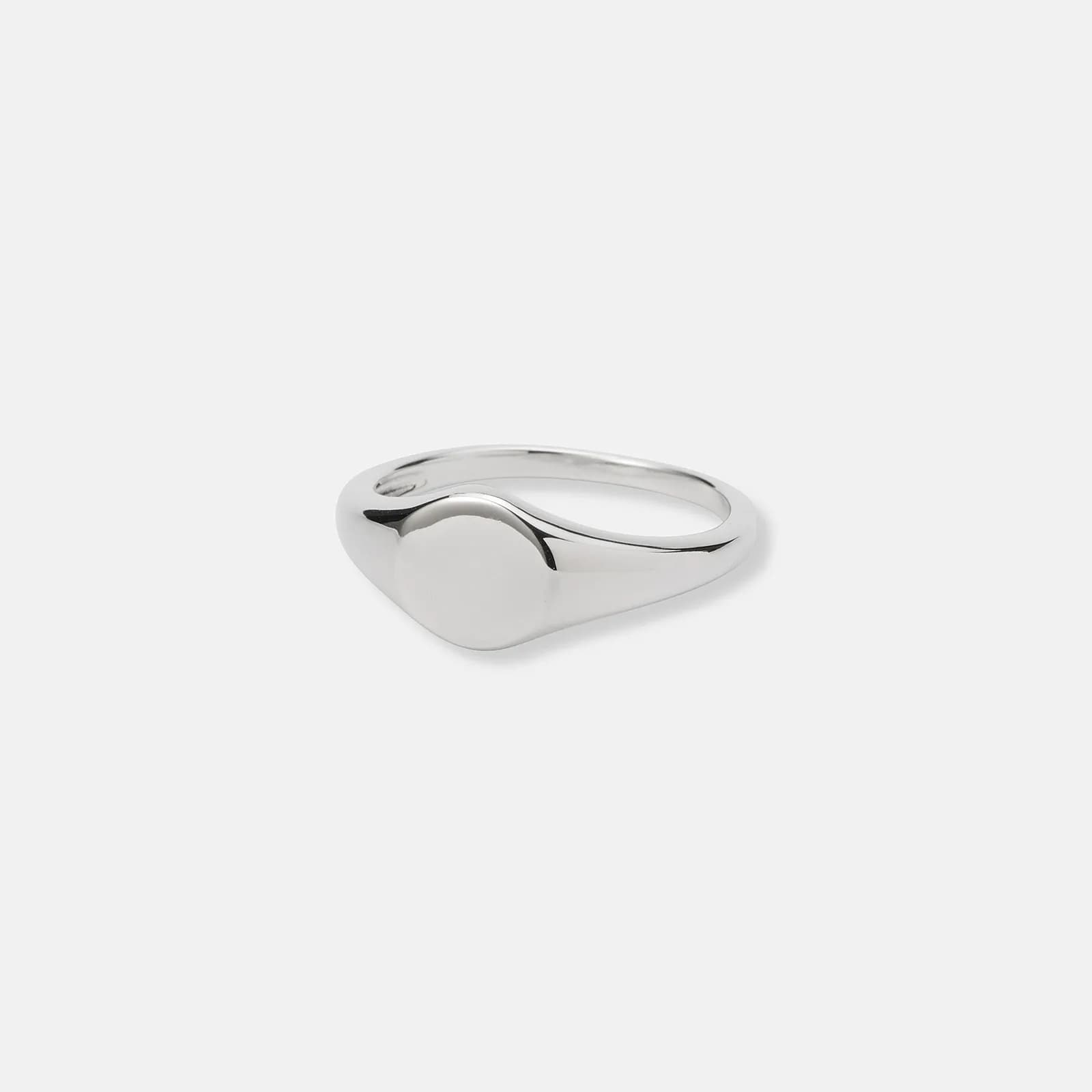 Ring i äkta silver - stilren klackring