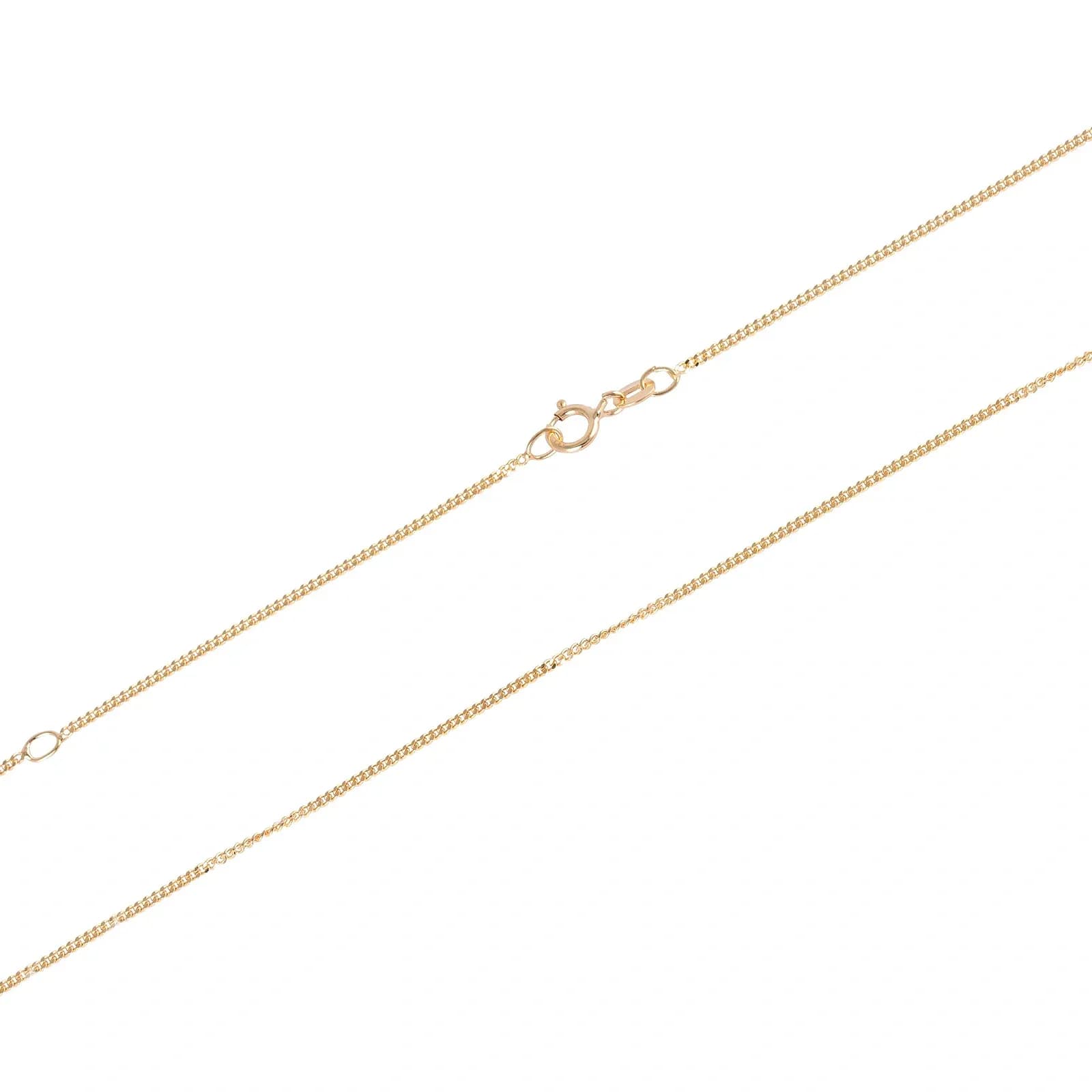 Halsband 18k guld - Pansarkedja 45+5 cm
