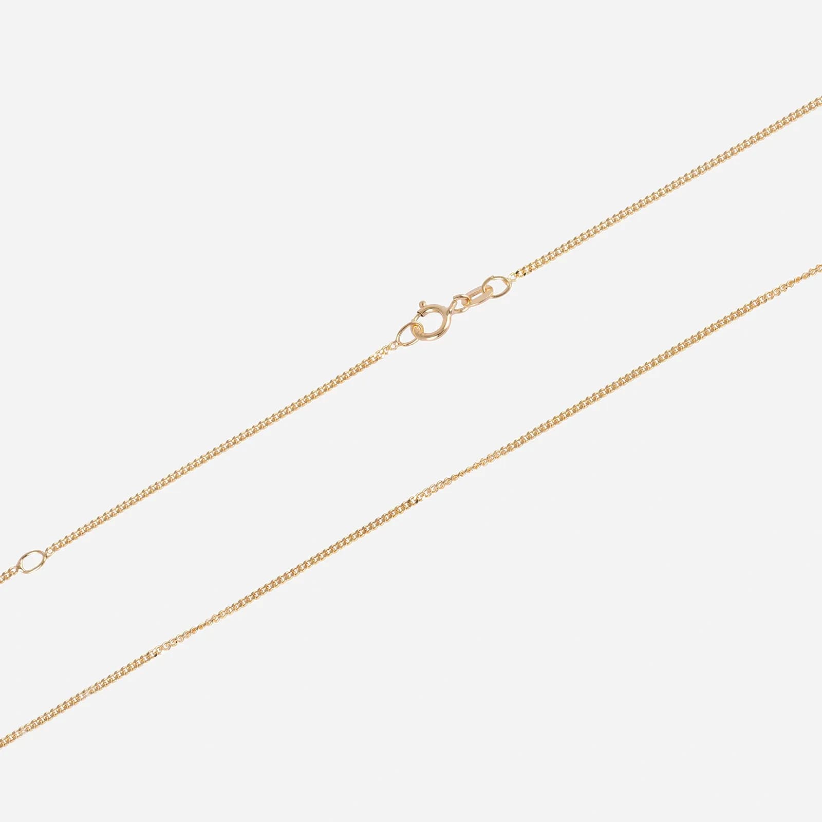 Halsband 18k guld - Pansarkedja 45+5 cm 1