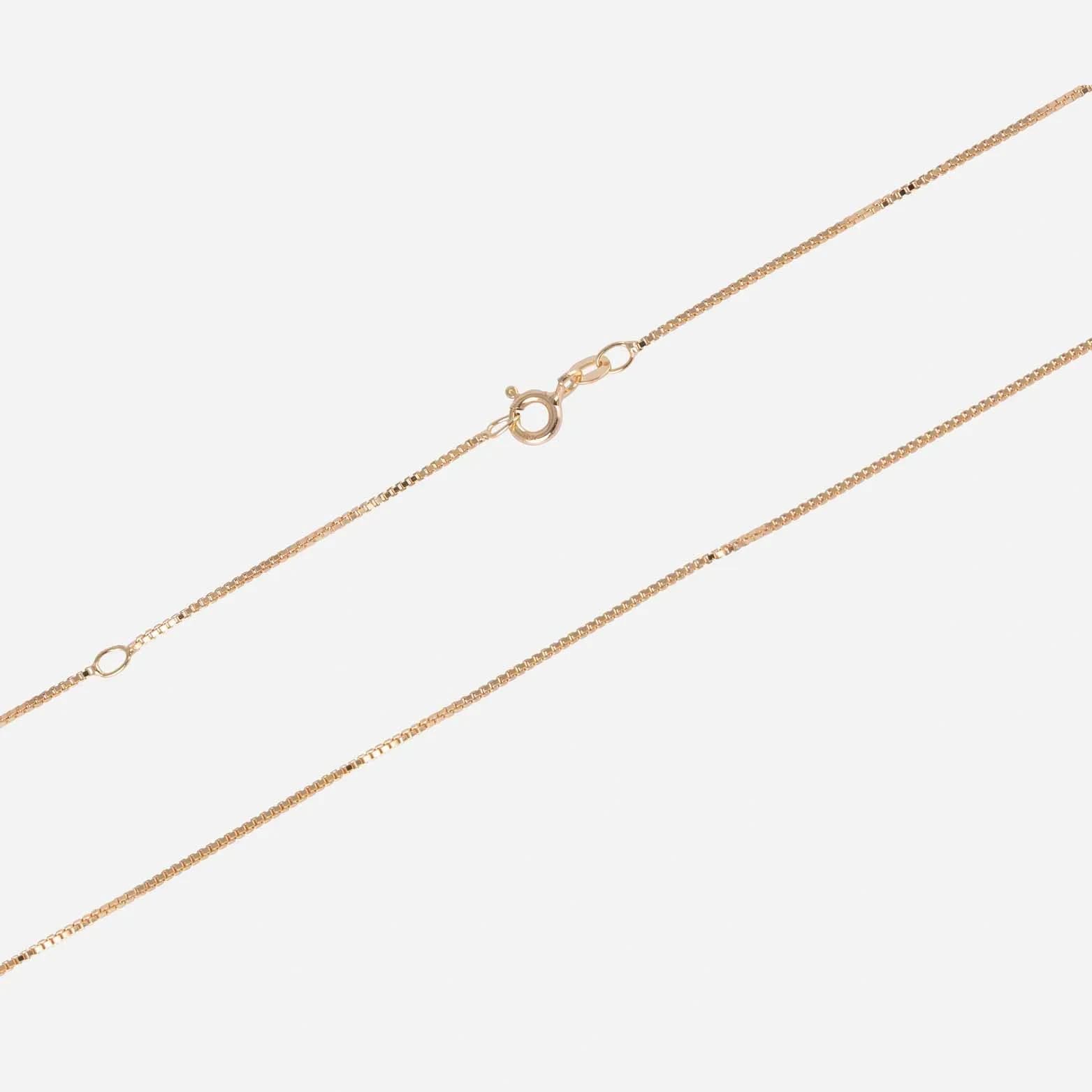 Halsband 18k guld - Venezia 38+4 cm