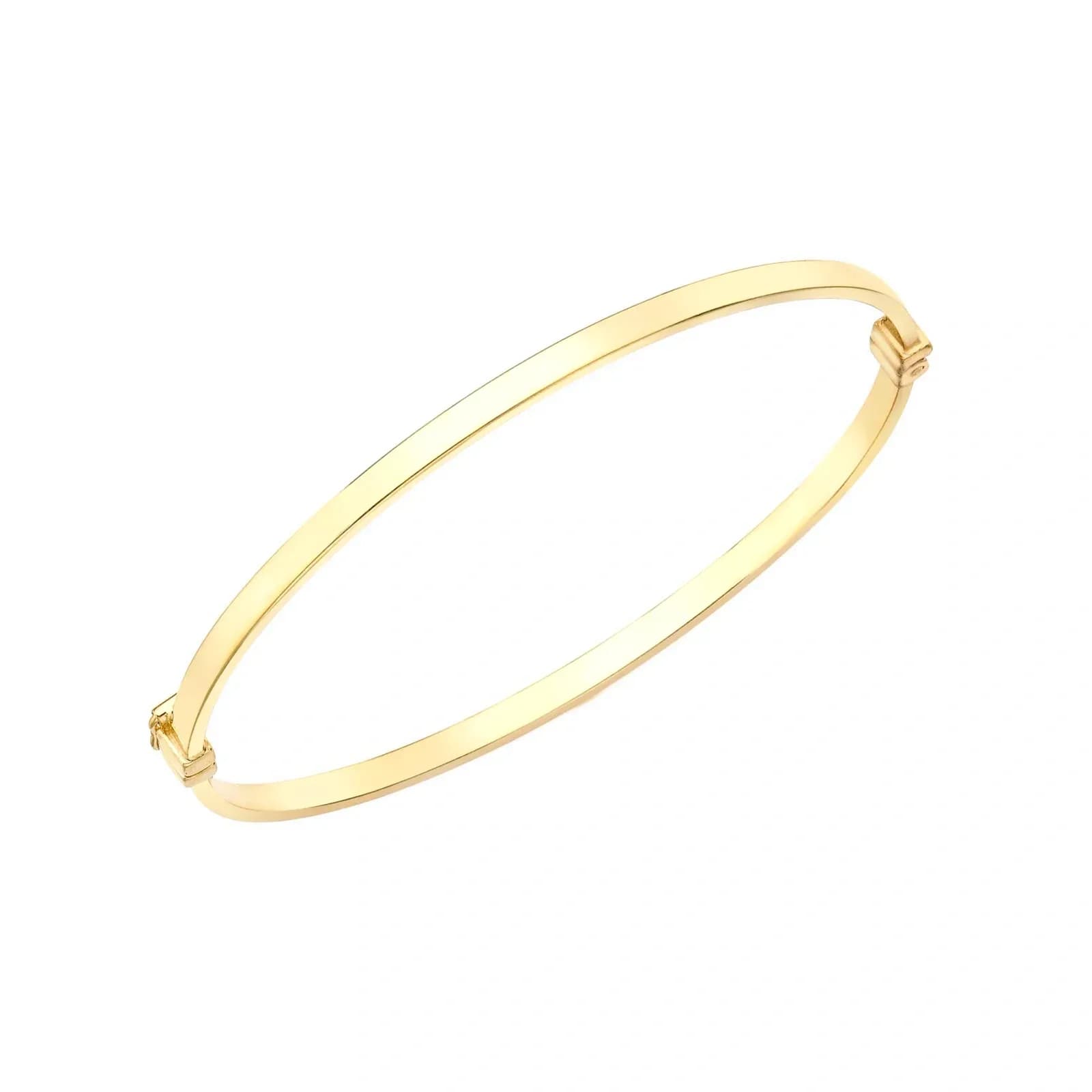 Armband dam 9k guld - bangle 53mm
