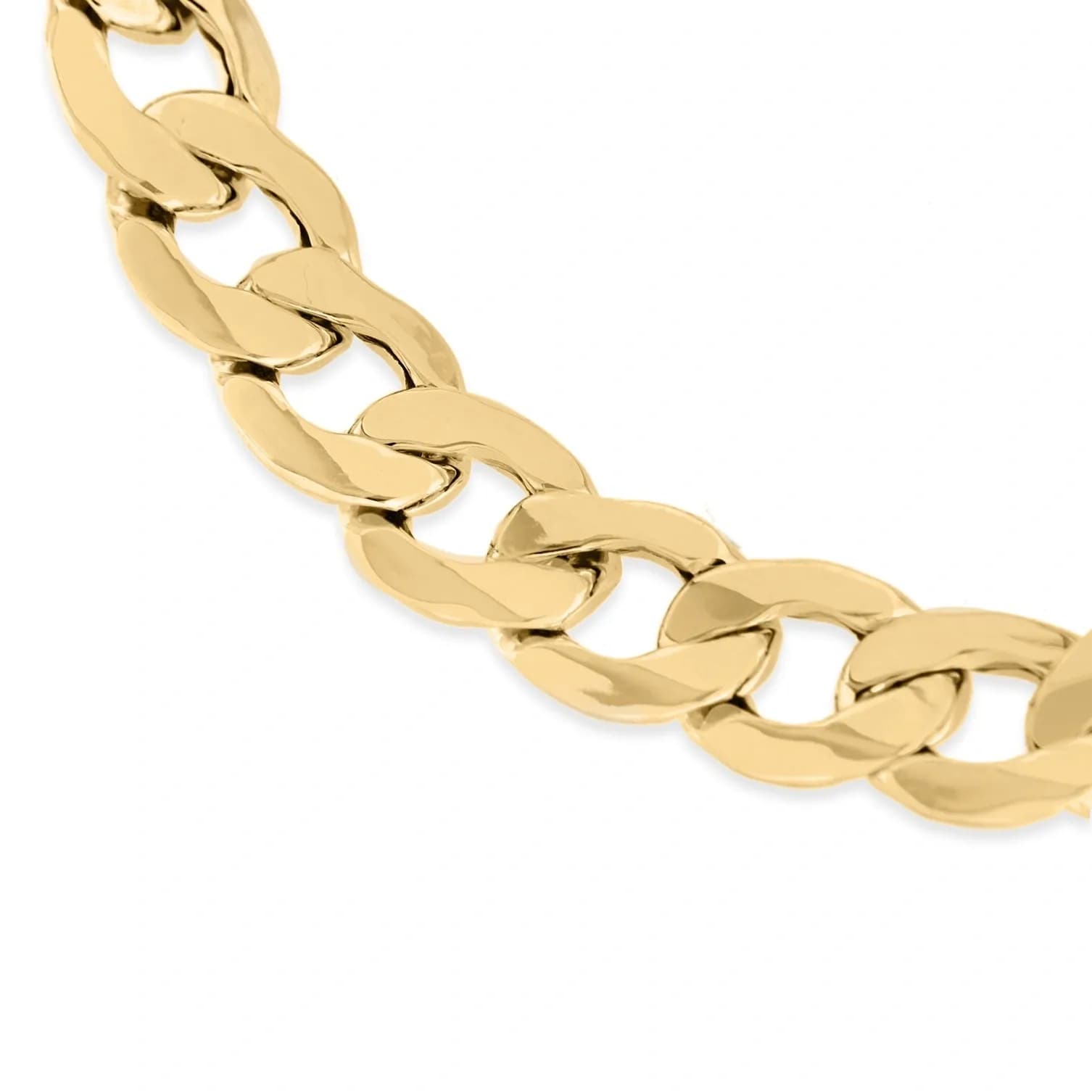 Armband dam 9k guld - pansar, 19 cm 2