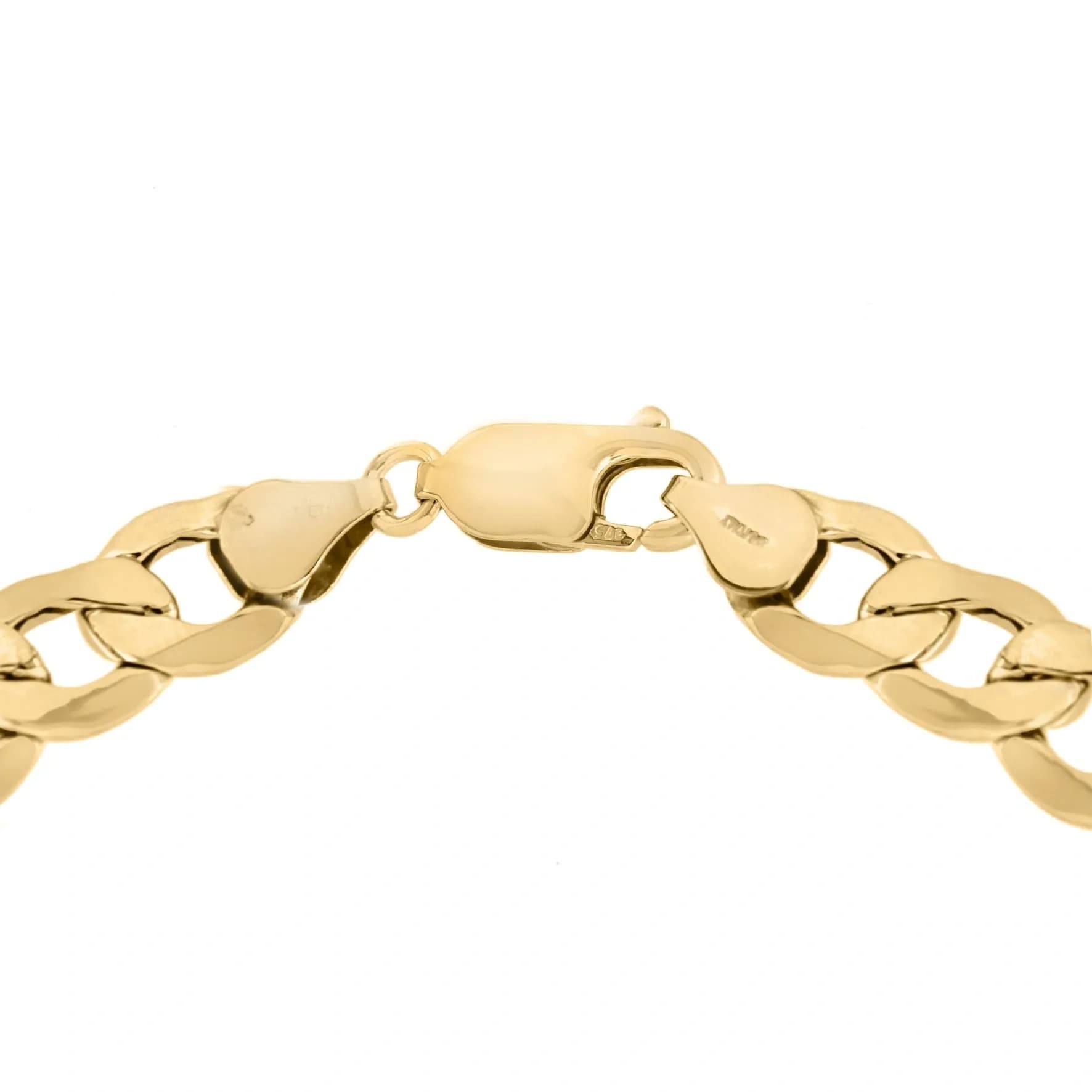 Armband dam 9k guld - pansar, 19 cm 3