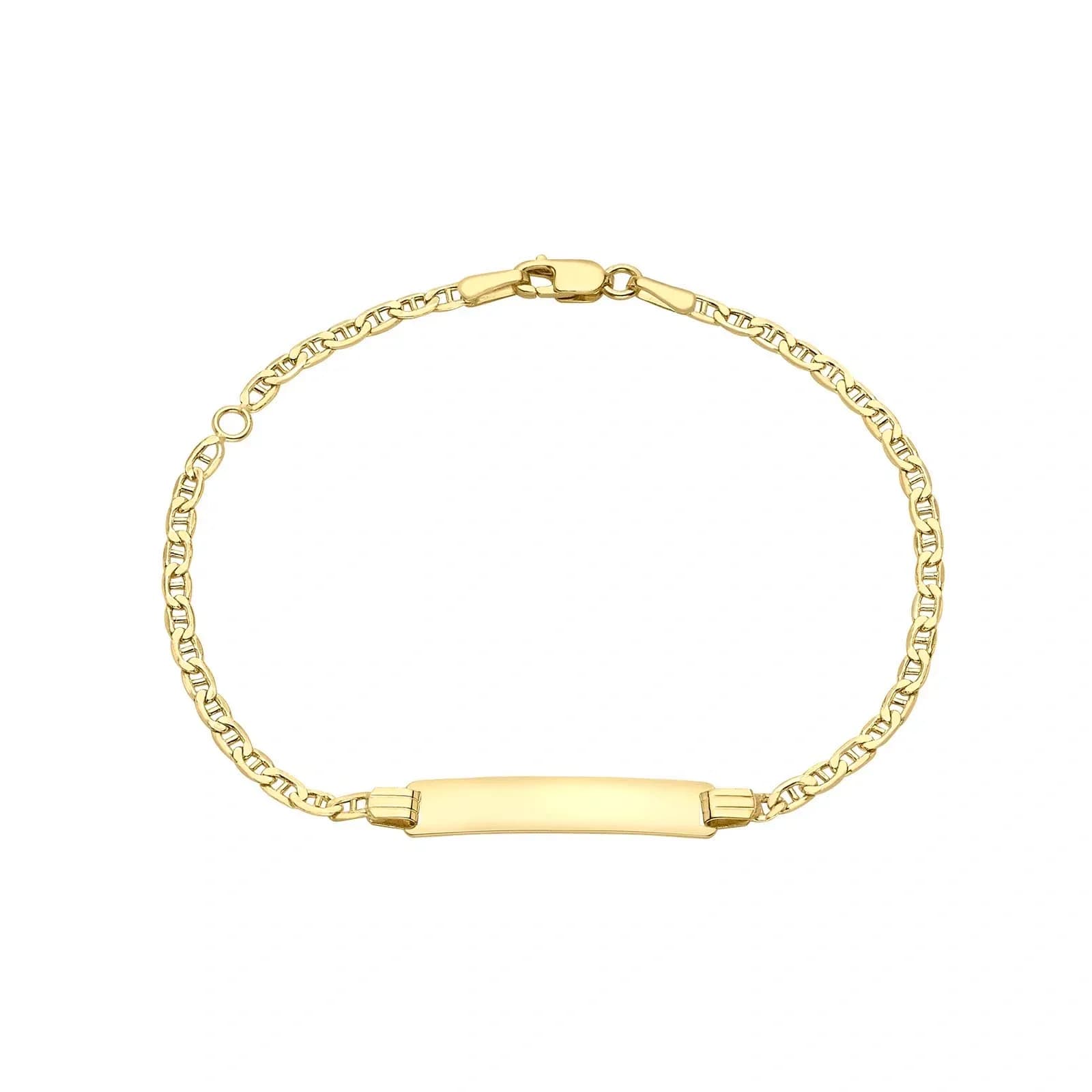 Armband dam 9k guld - Bricka