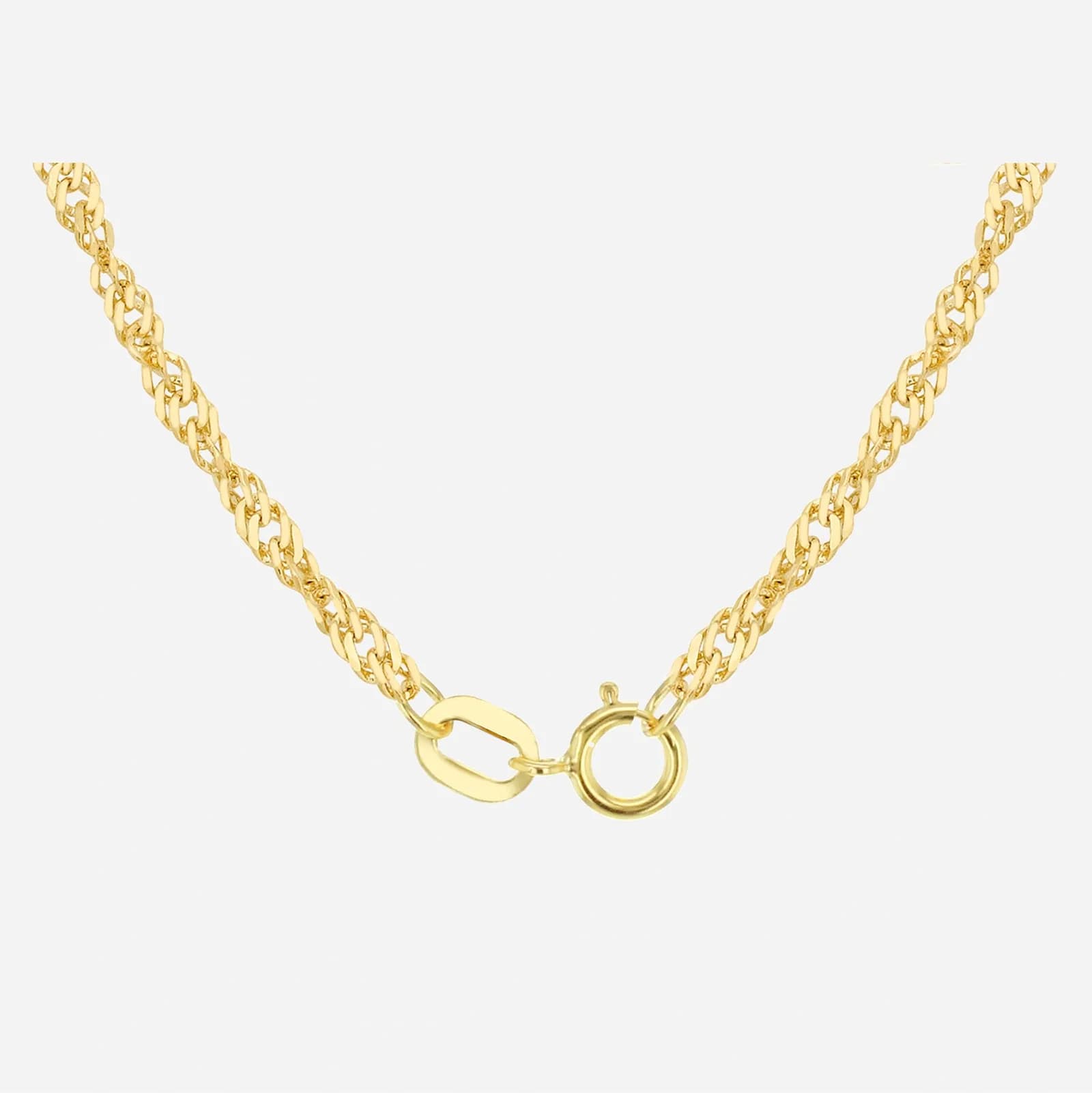 Halsband 9k guld - Twist 41 cm 4
