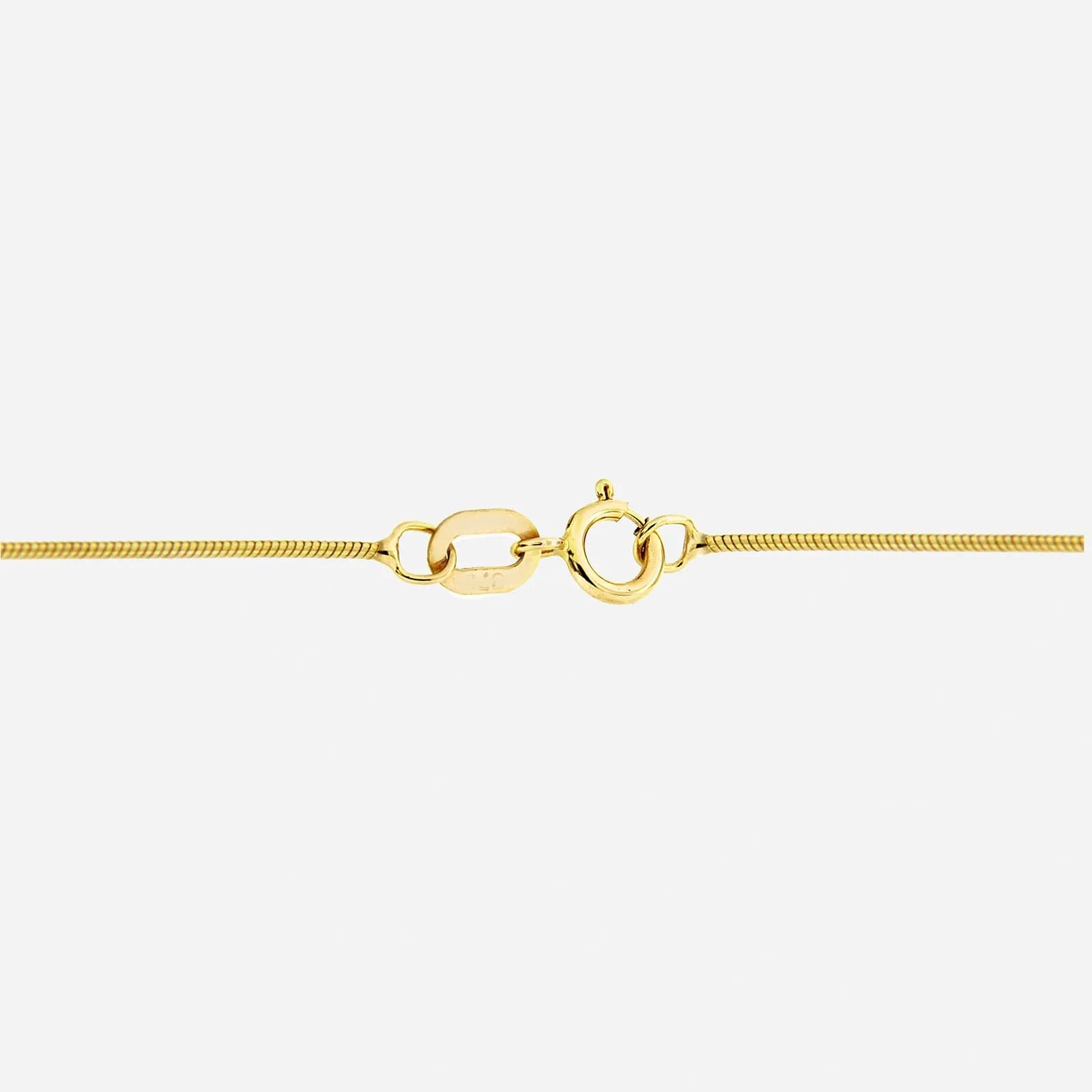 Halsband 9k guld - Ormlänk 46 cm 3