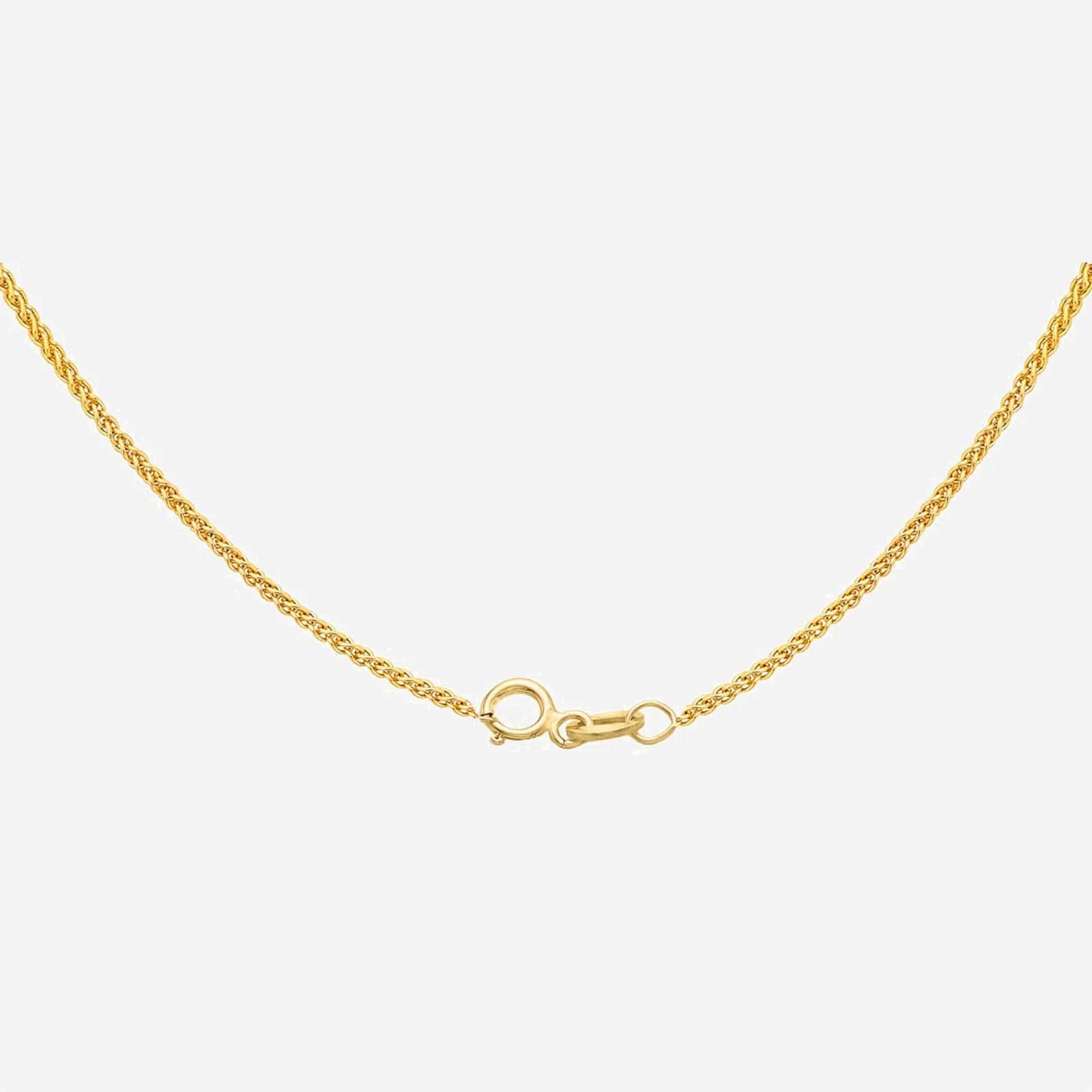 Halsband 9k guld - Spigalänk 46 cm 2