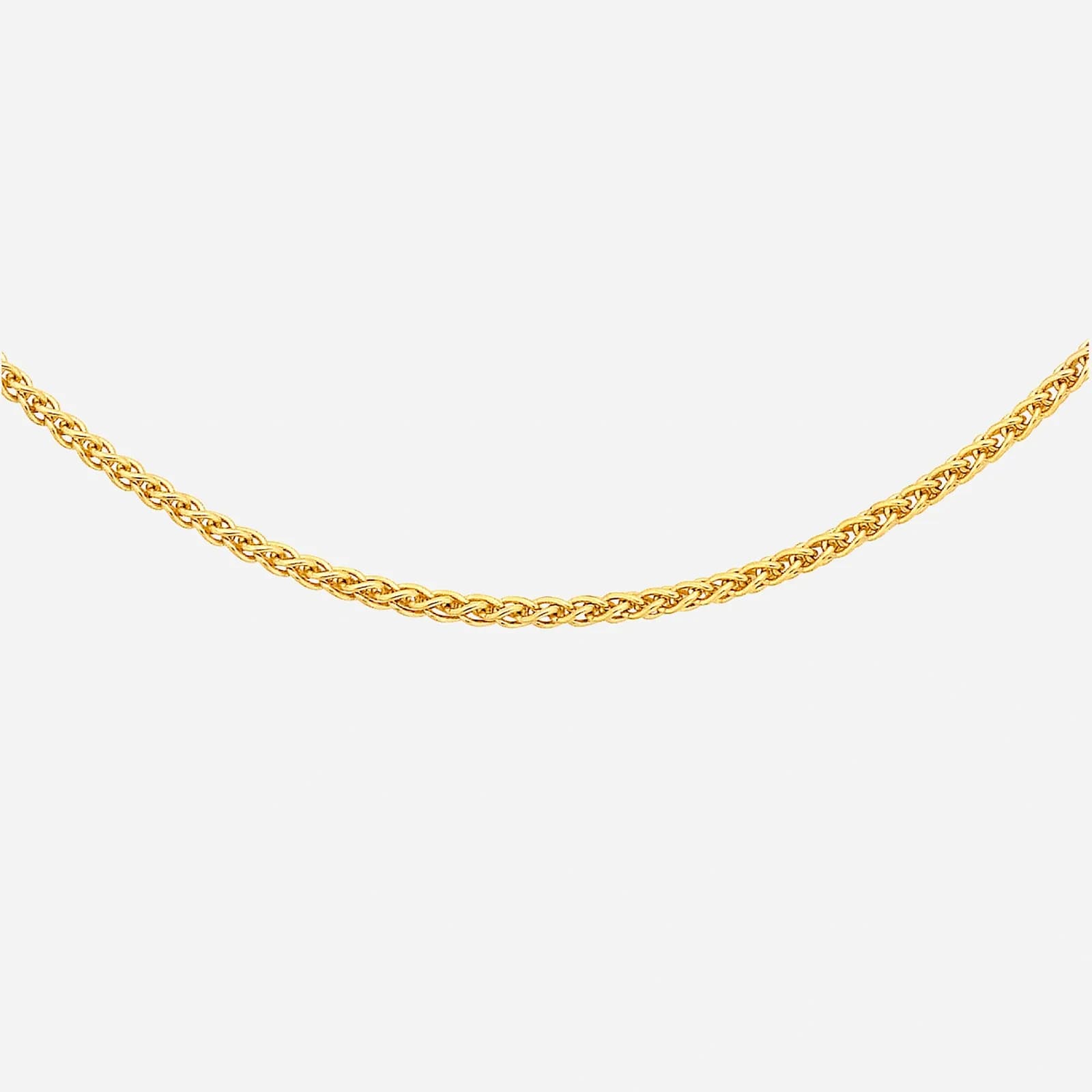 Halsband 9k guld - Spigalänk 46 cm 3
