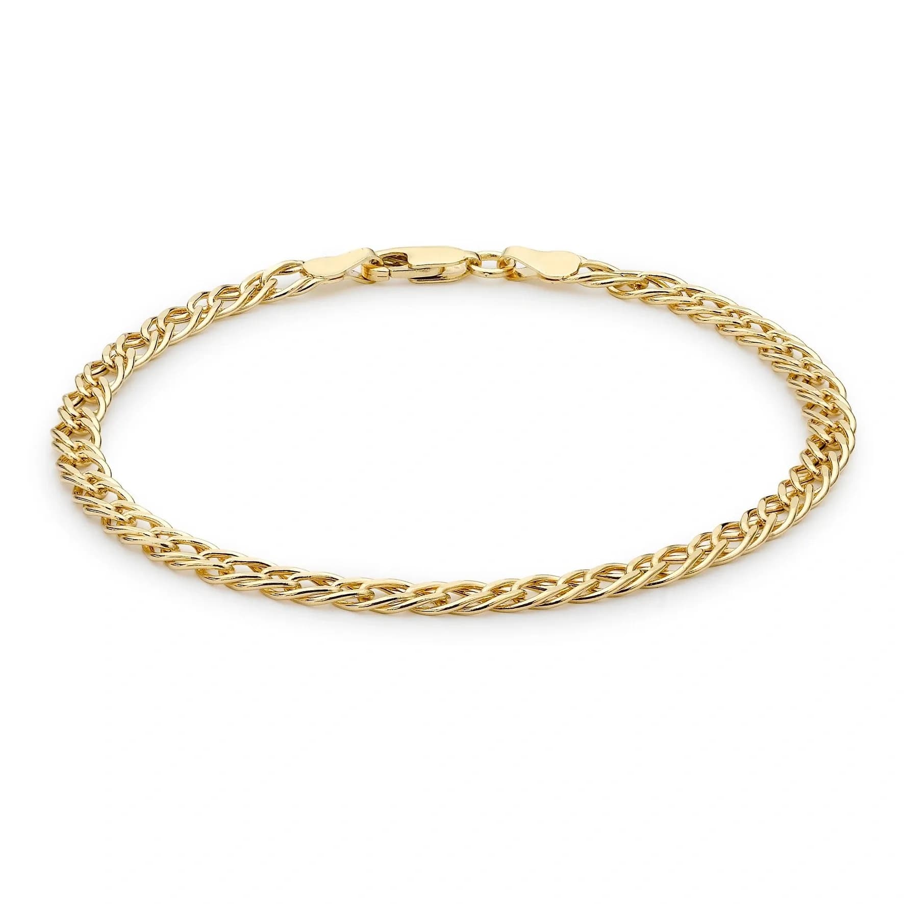 Armband dam 9k guld - 19 cm 3