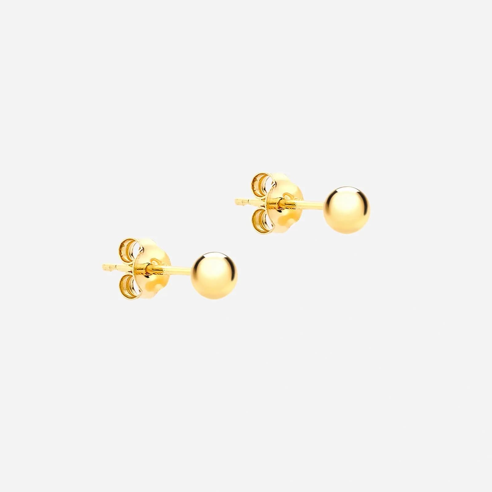 Örhängen 9k guld - Kula 4 mm