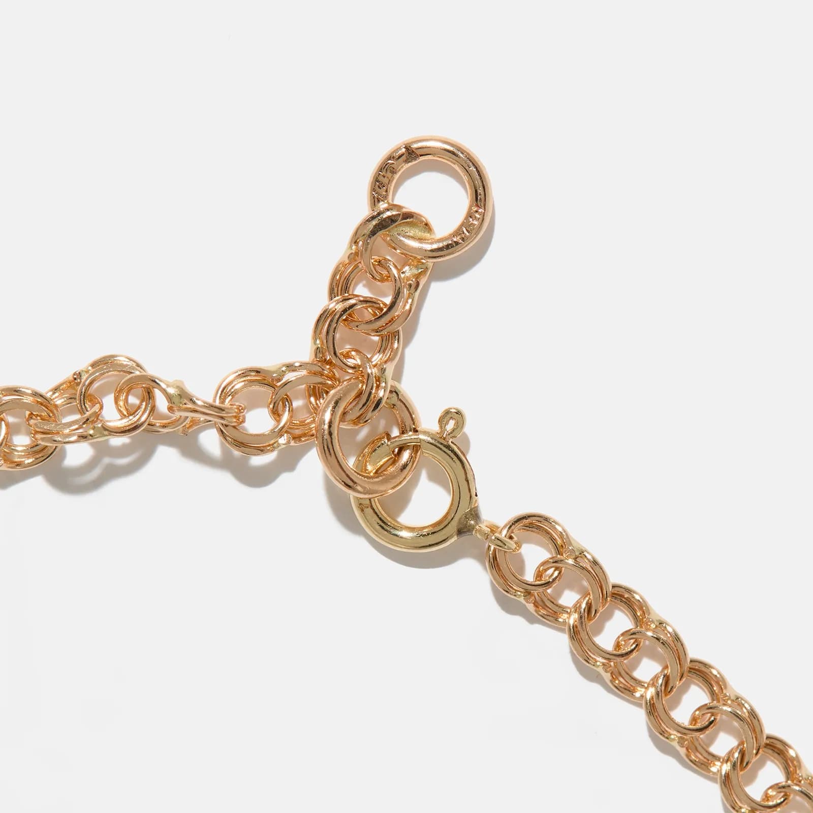 Armband dam 9K guld - Bismarck 18-18,5cm 2