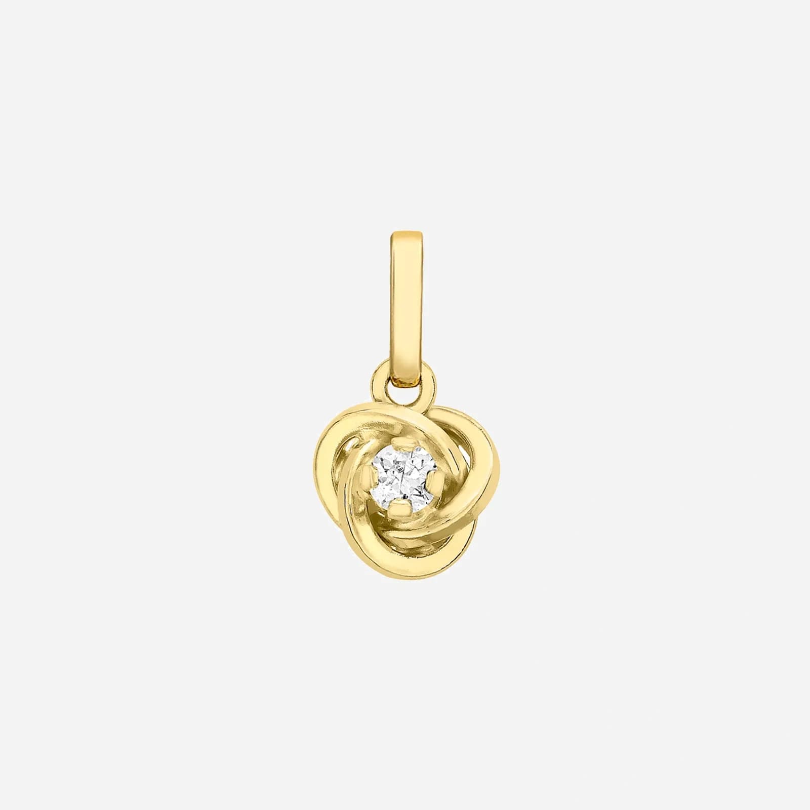 Hängsmycke 9k guld - knut 7 mm