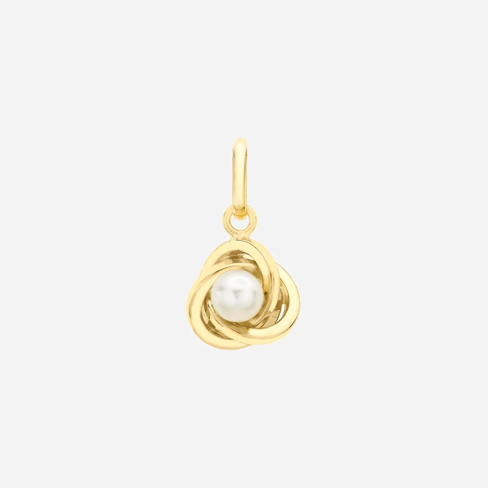 Hängsmycke 9k guld - knut 9 mm