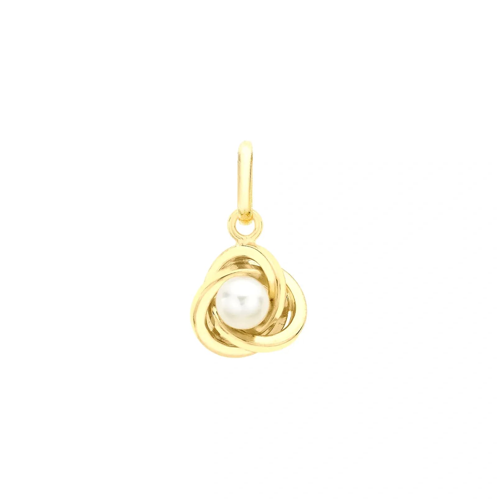 Hängsmycke 9k guld - knut 9 mm