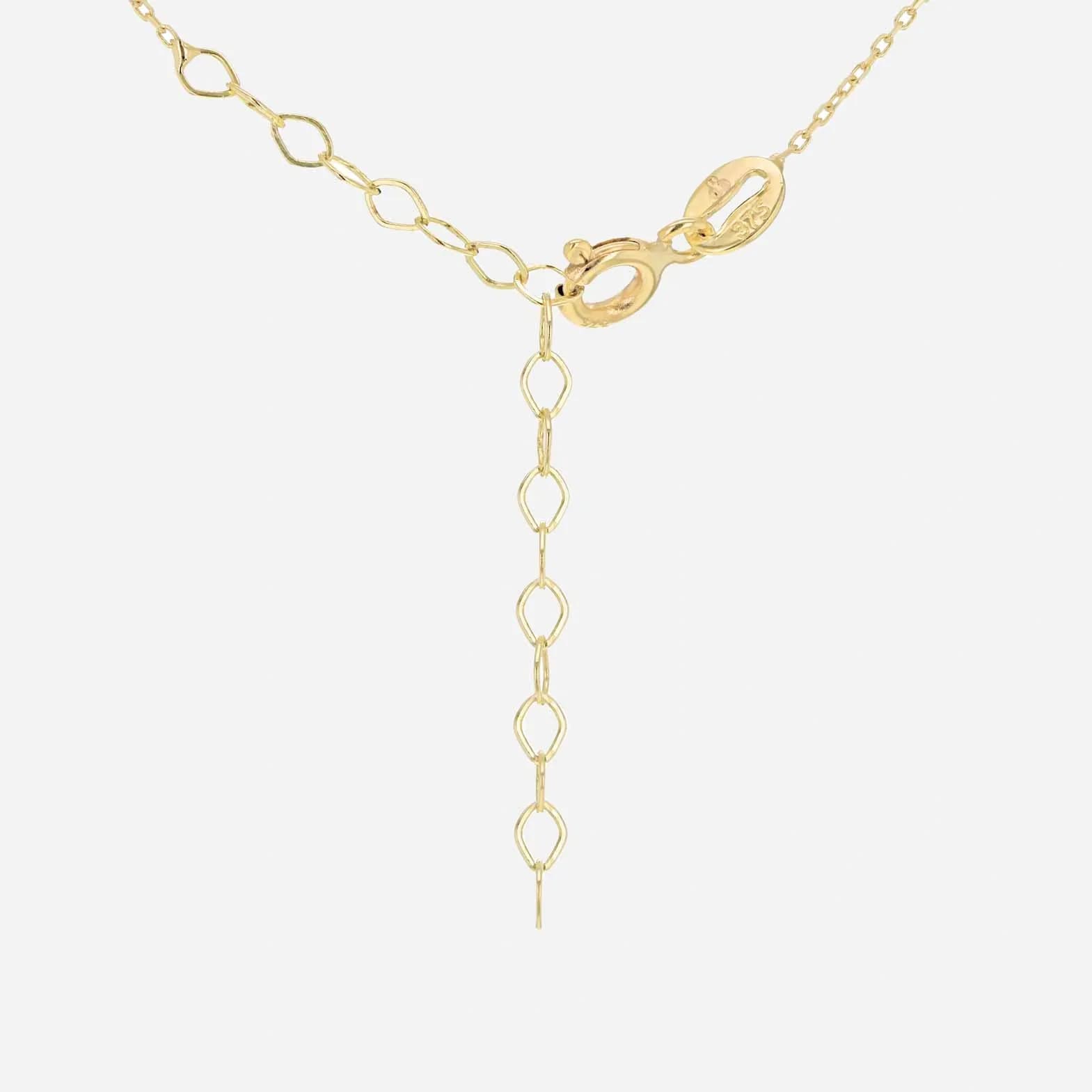 Halsband 9k guld - Infinity 41-46cm 2