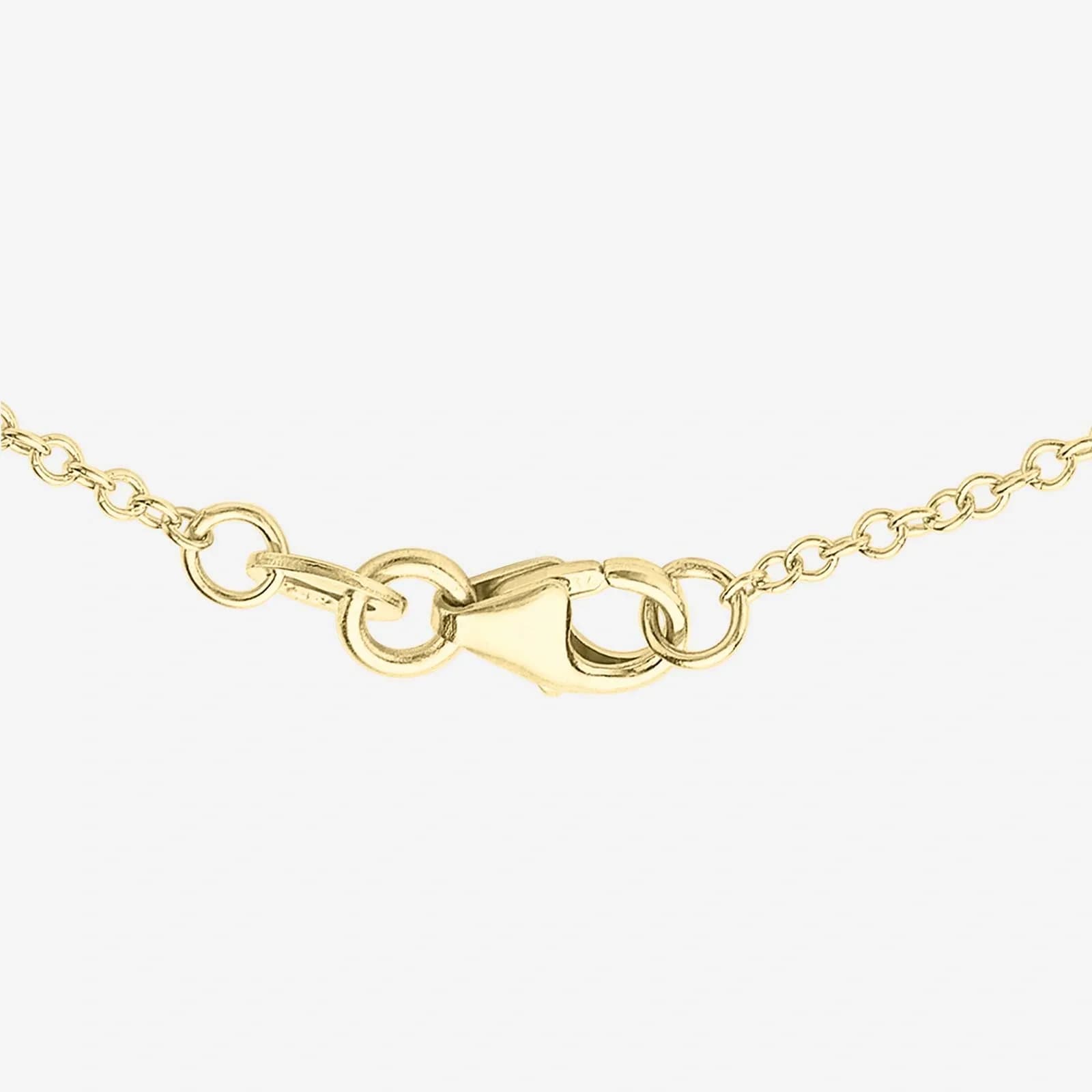 Halsband 9k guld - bricka 41-43 cm 2