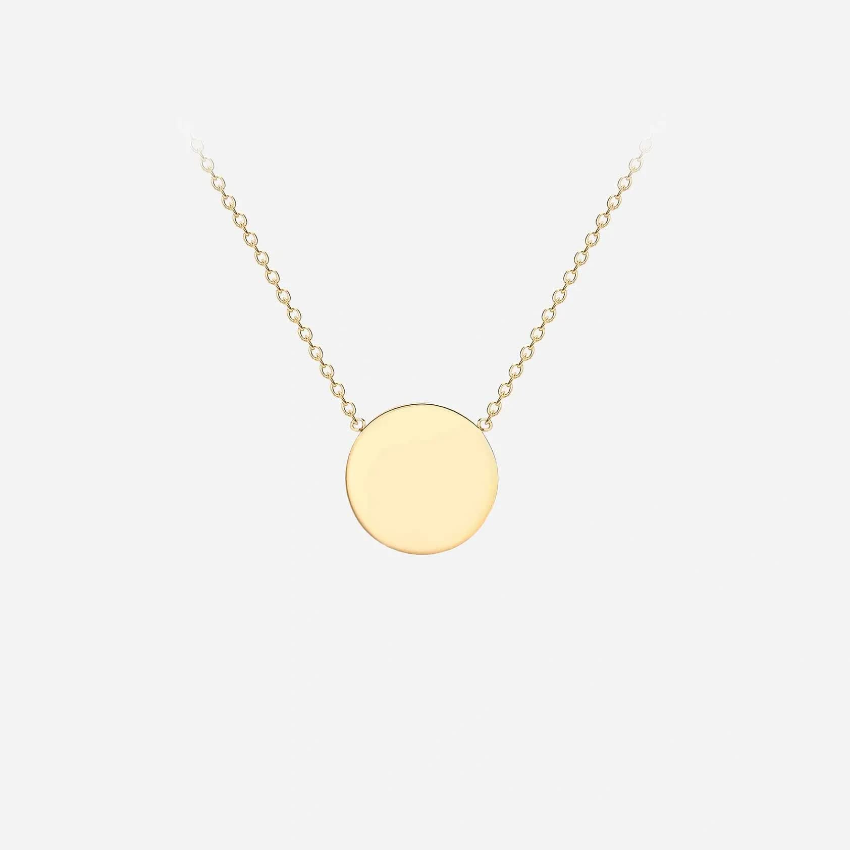 Gravyrhalsband 9k guld - Bricka 41 cm 2