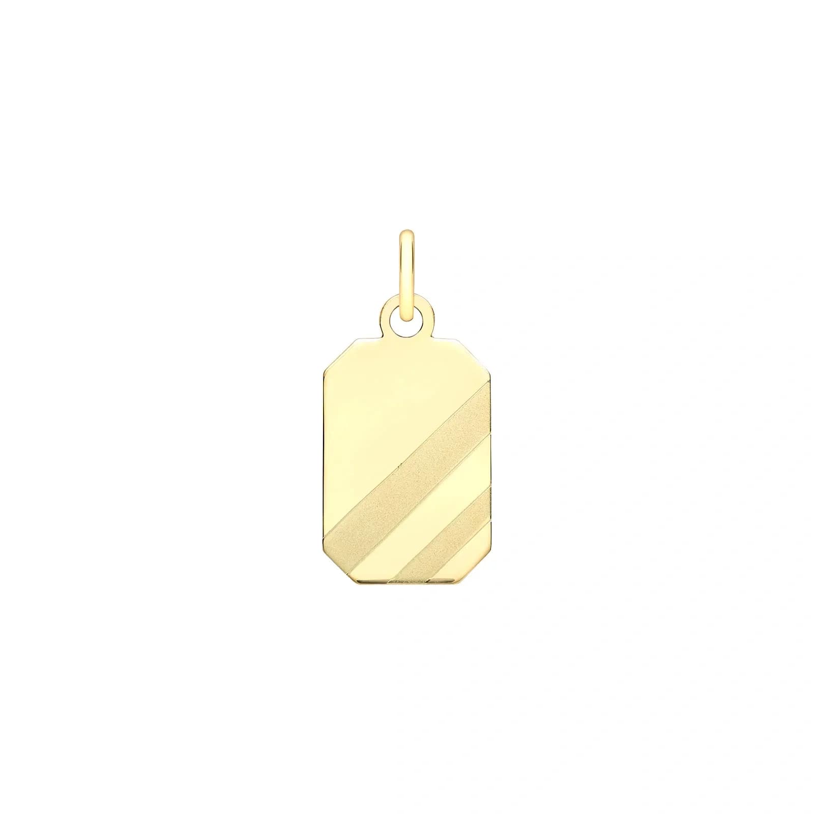 Hänge 9k guld - 10x23 mm