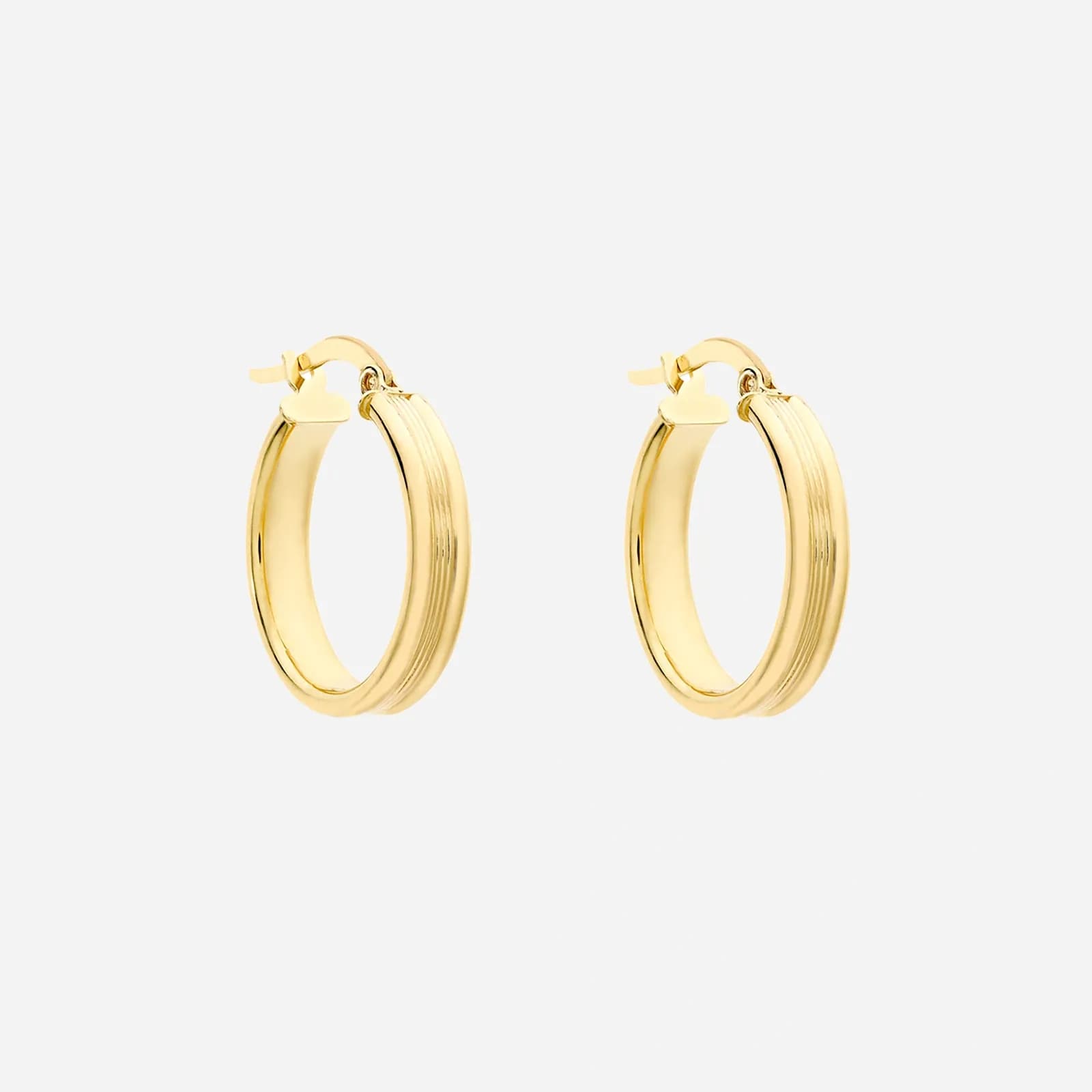 Örhängen 9k guld - Creoler 18 mm