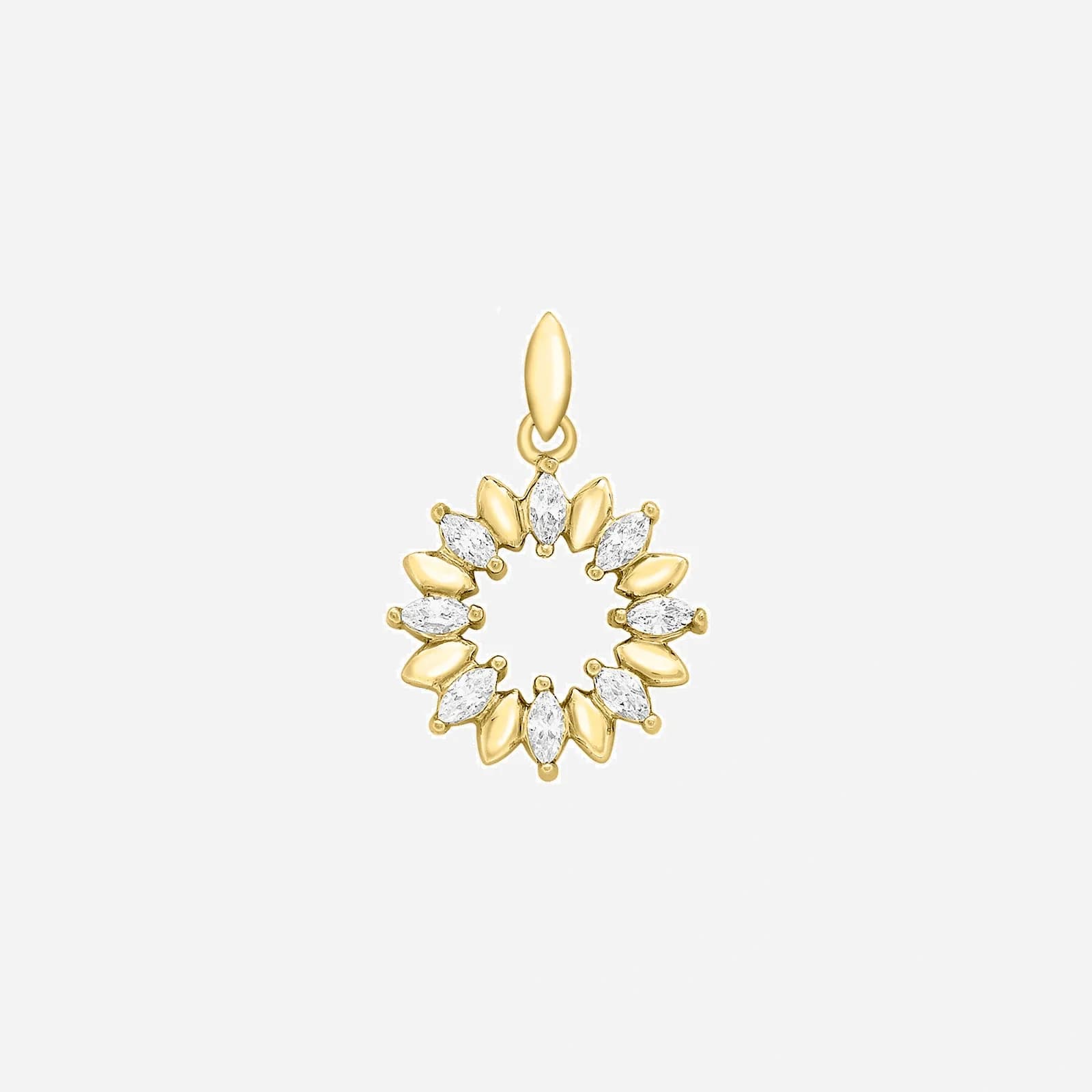 Hängsmycke 9k guld - Krans 13 mm