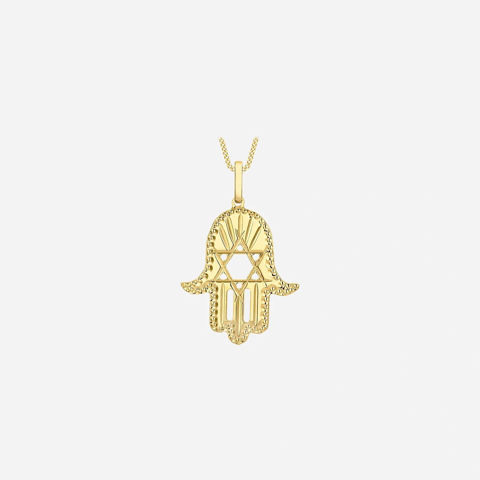 Hängsmycke 9k guld - Hamsa
