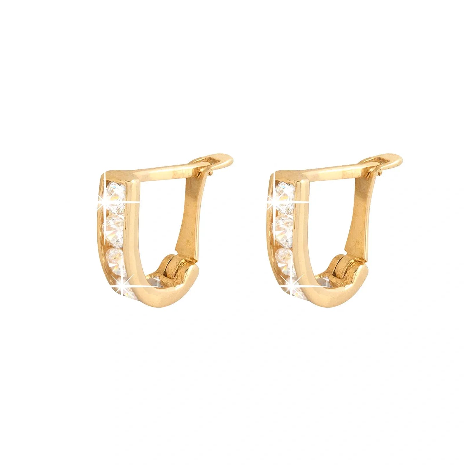 Örhängen 9k guld - Hoops 3x9 mm