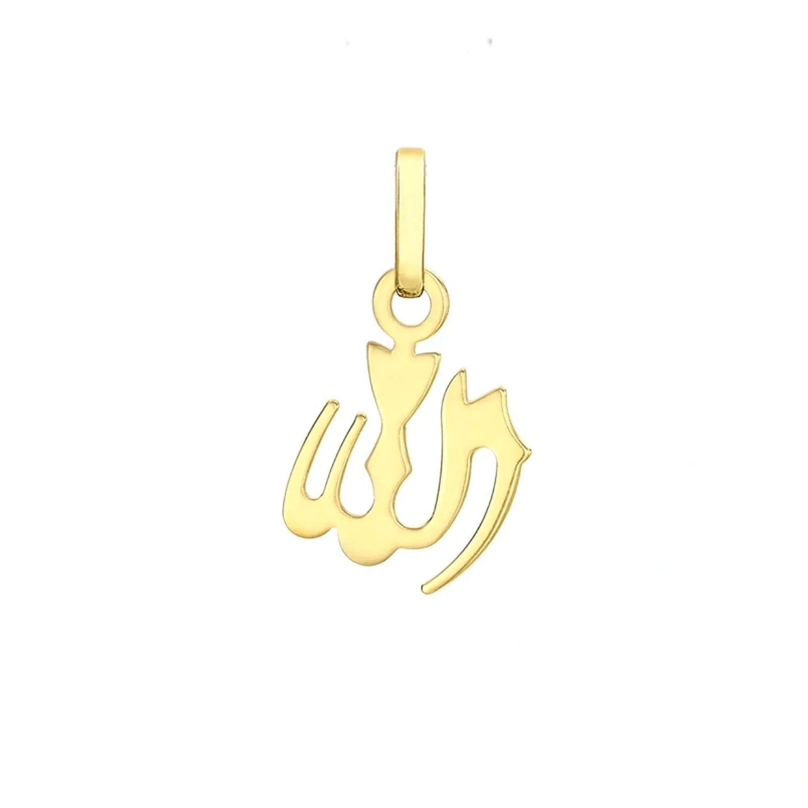 Hängsmycke 9k guld - Allah symbol, 20x10mm