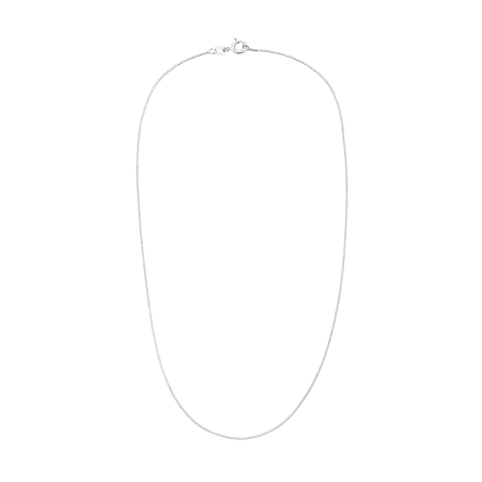 Halsband Sterling Silver 925 dam - Venezia, 38 cm / 0,9 mm