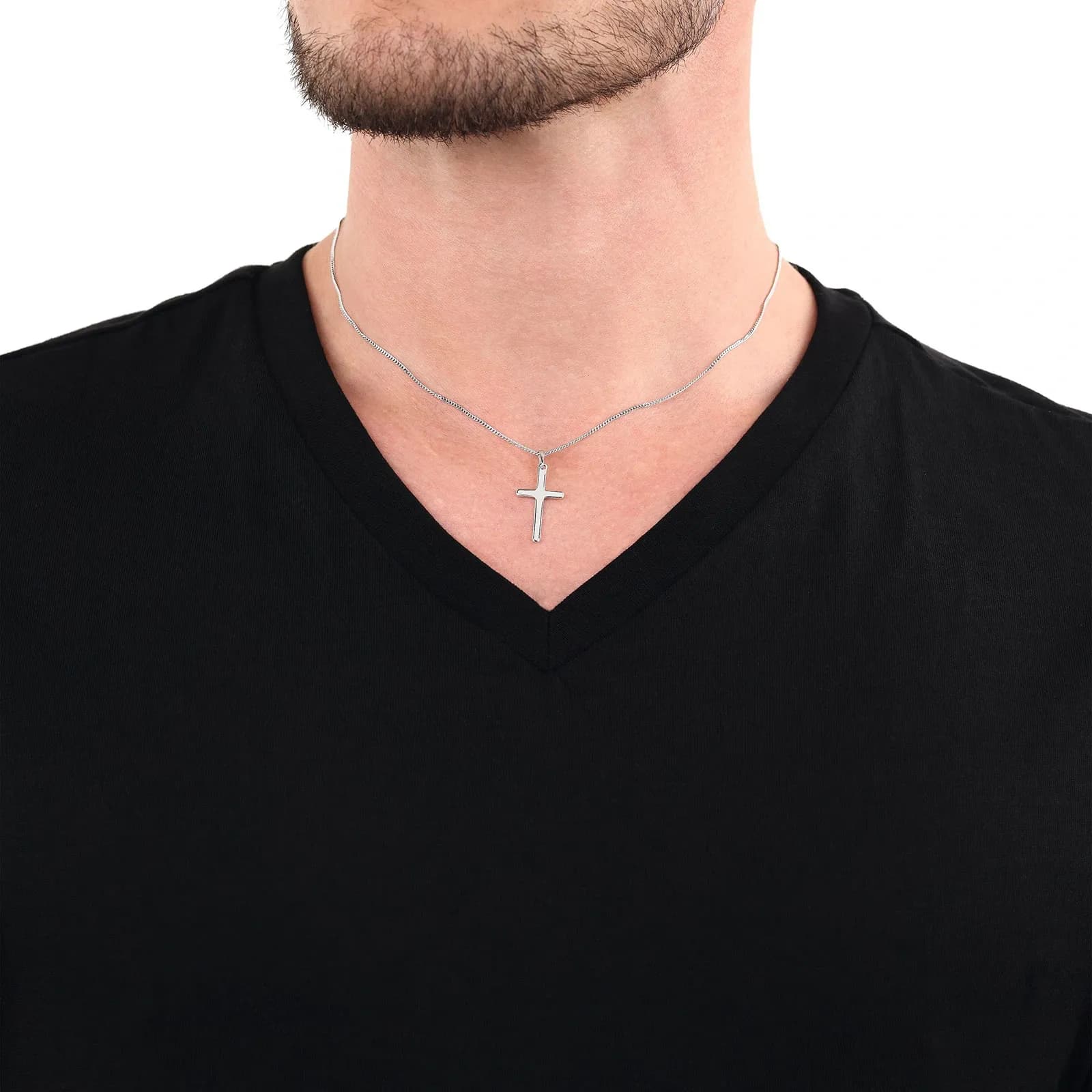 Halsband 925 Sterling Silver - kors 4