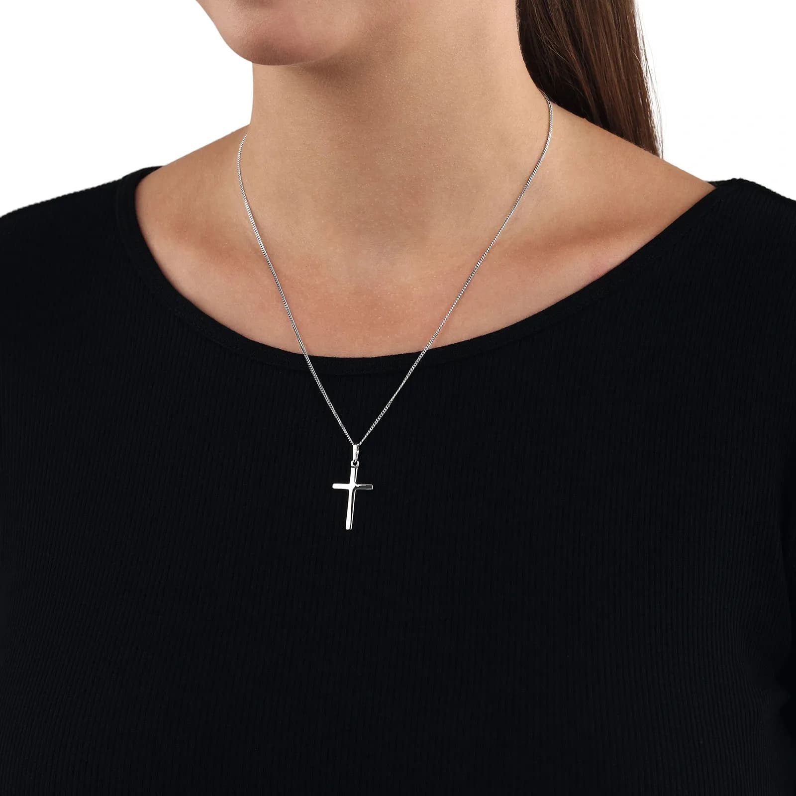 Halsband 925 Sterling Silver - kors 5