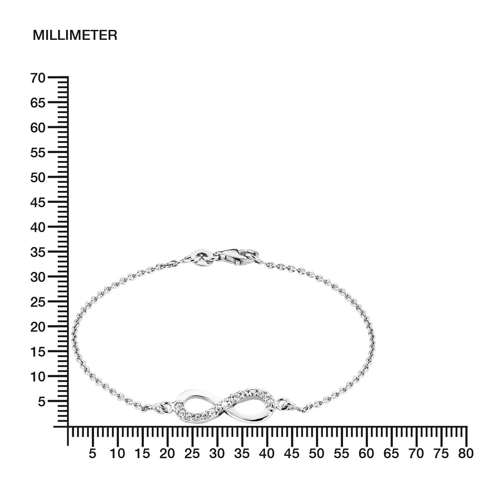 Armband 925 Sterling Silver - infinity 3