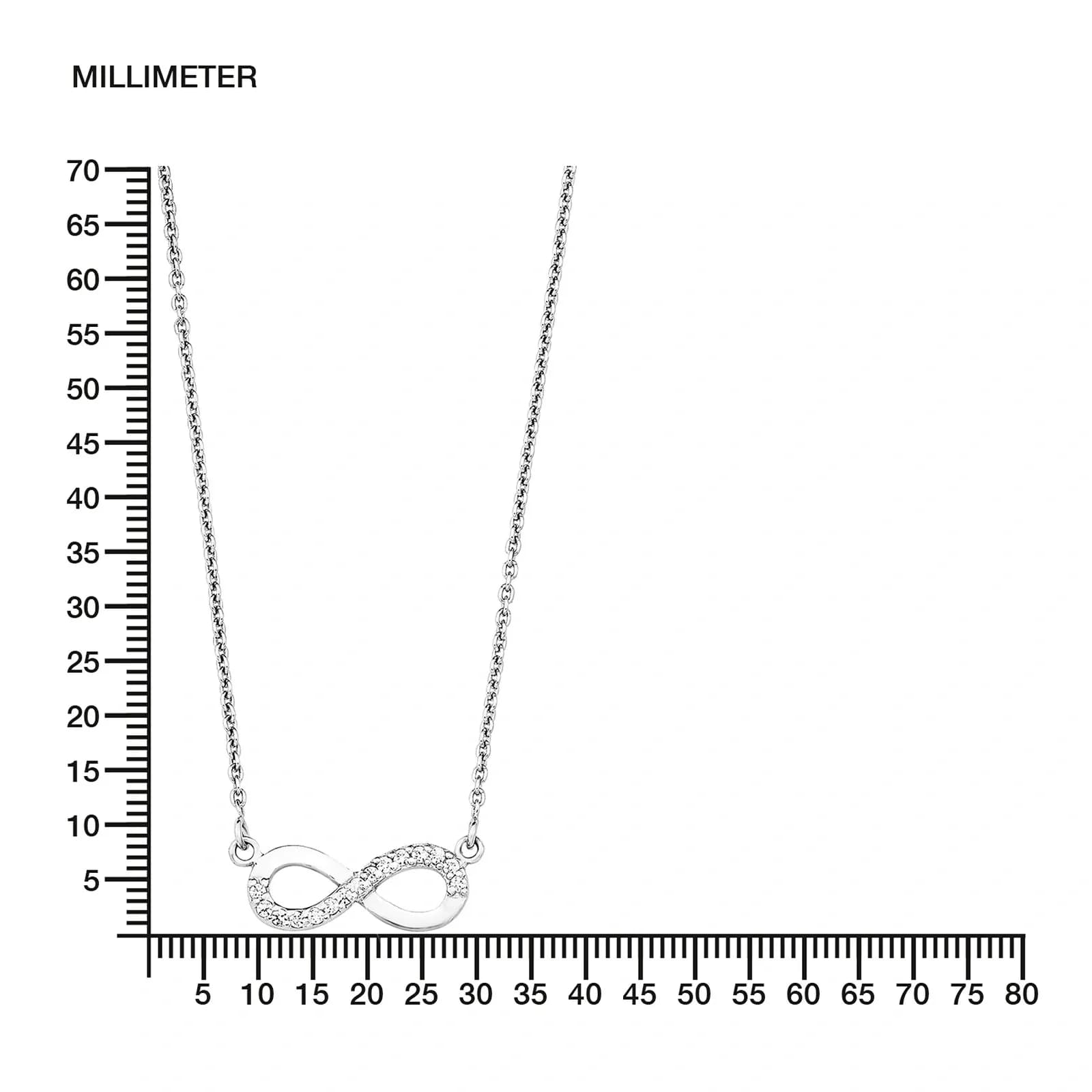 Halsband 925 Sterling Silver - Infinity 4