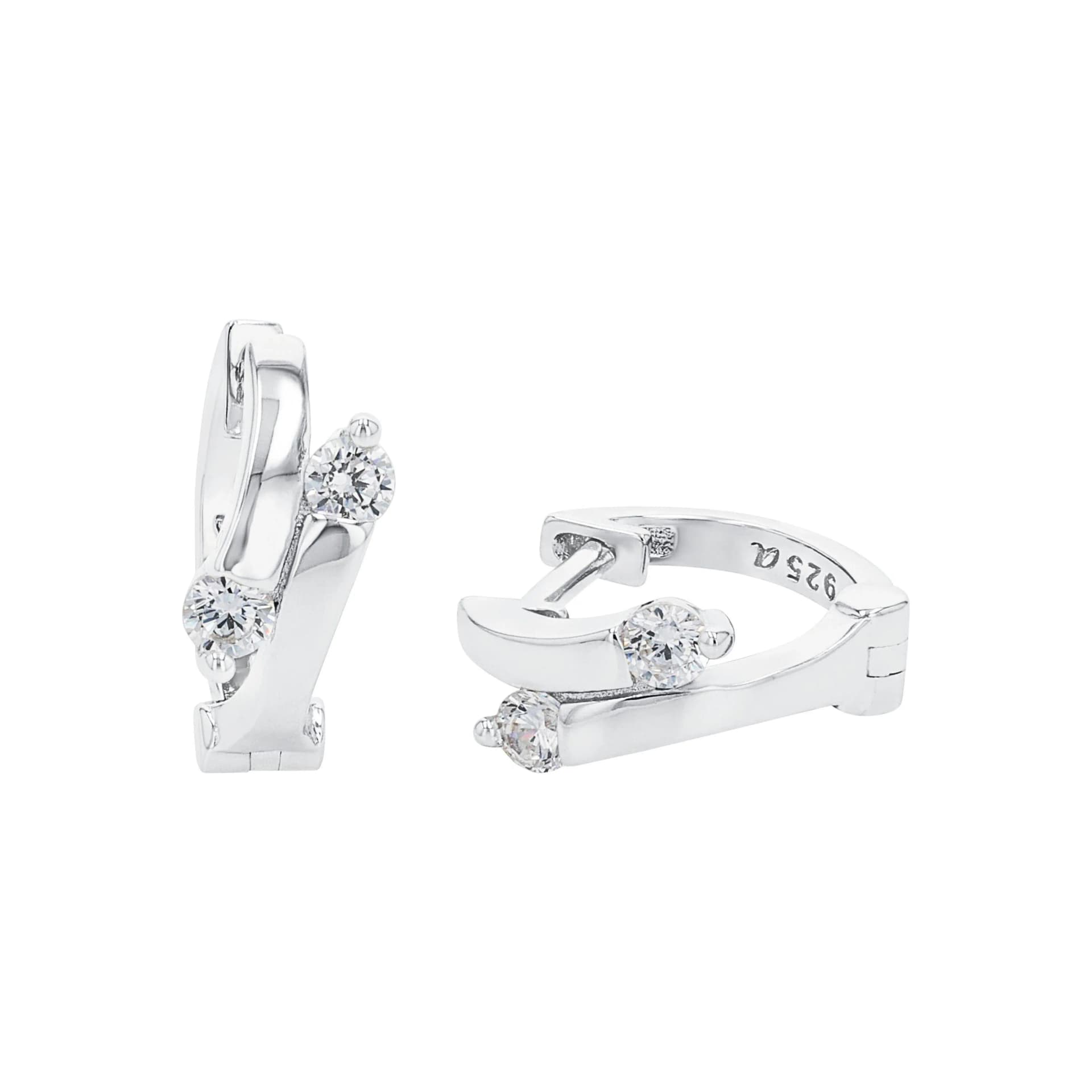 Örhängen 925 Sterling Silver - creoler 12 mm